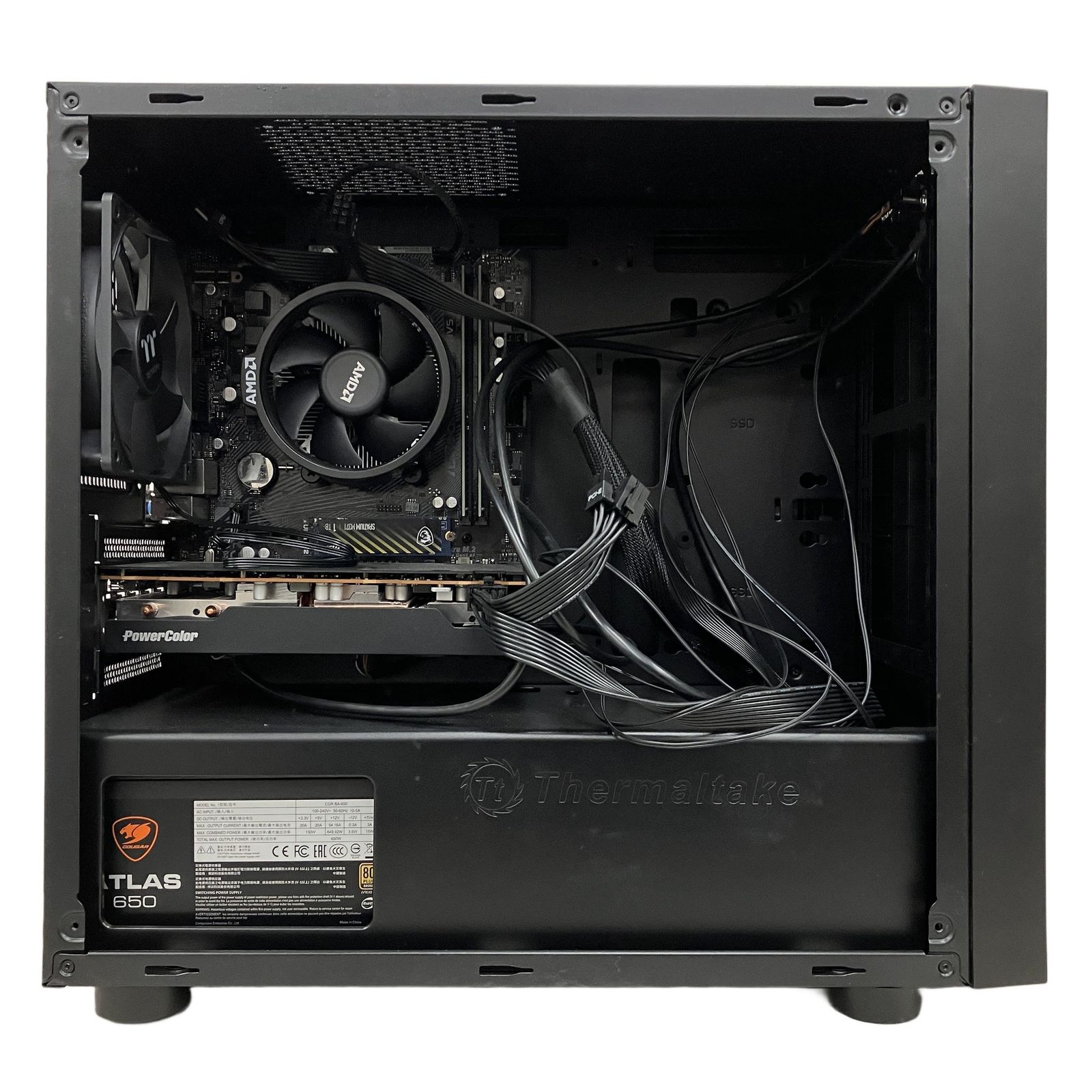 自作 デスクトップ パソコン PC Ryzen5 5500 16GB SSD 1TB Radeon RX 
