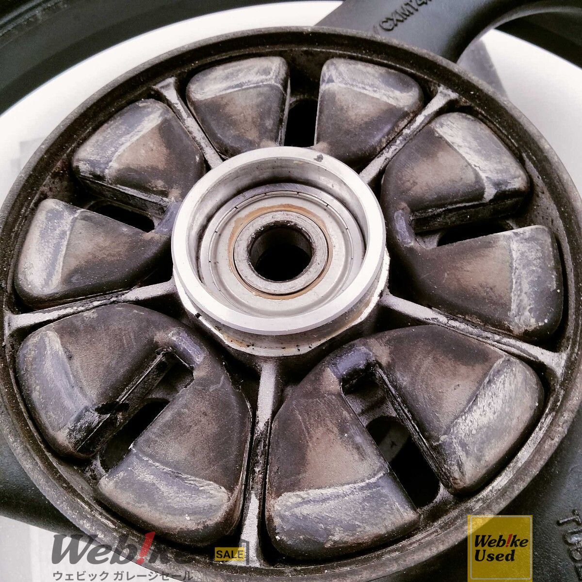 スズキ純正中古パーツ GSX400インパルス リアホイール MT4.00×17