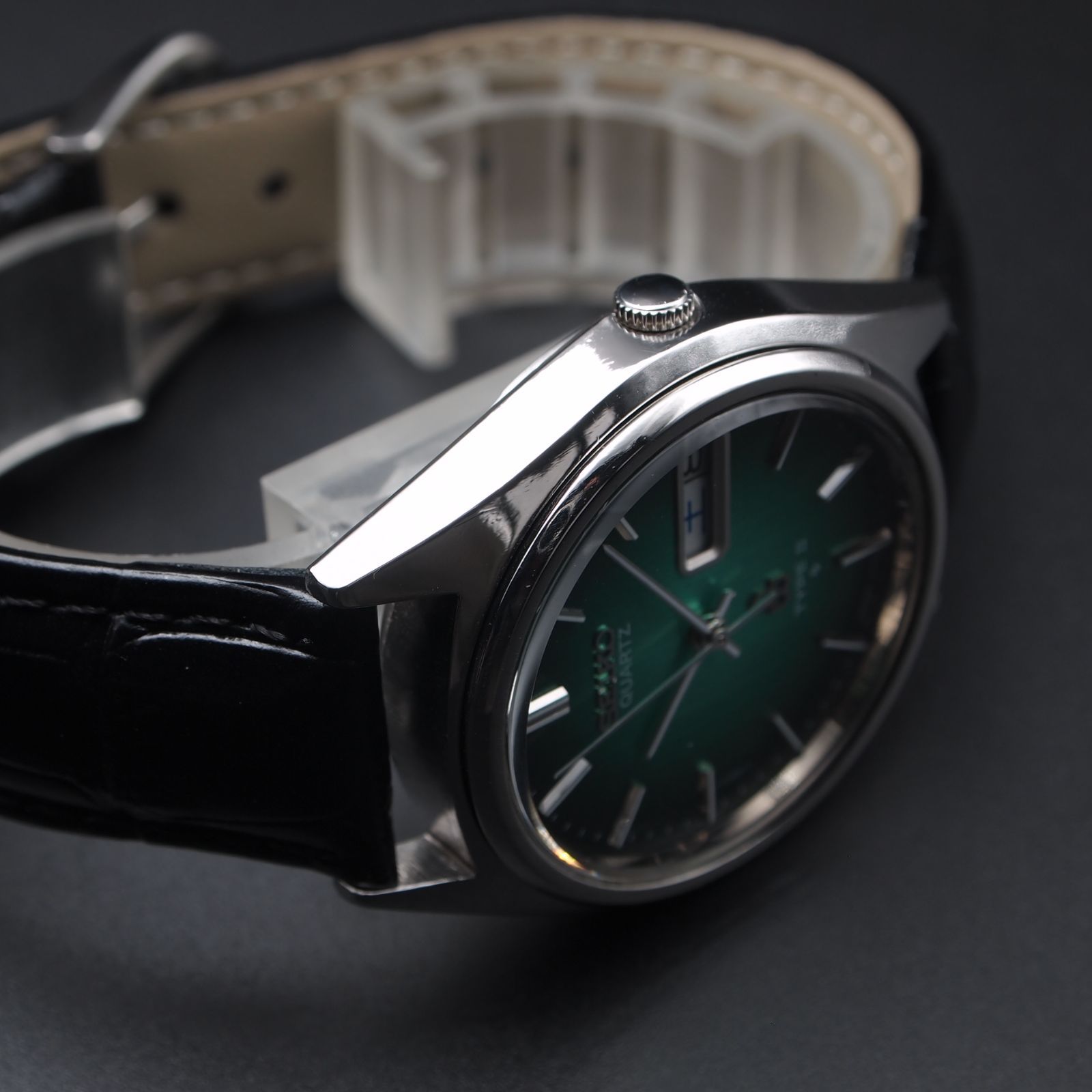 OH済 SEIKO TYPE2 タイプ2 7546 グリーン ビンテージクォーツ - メルカリ