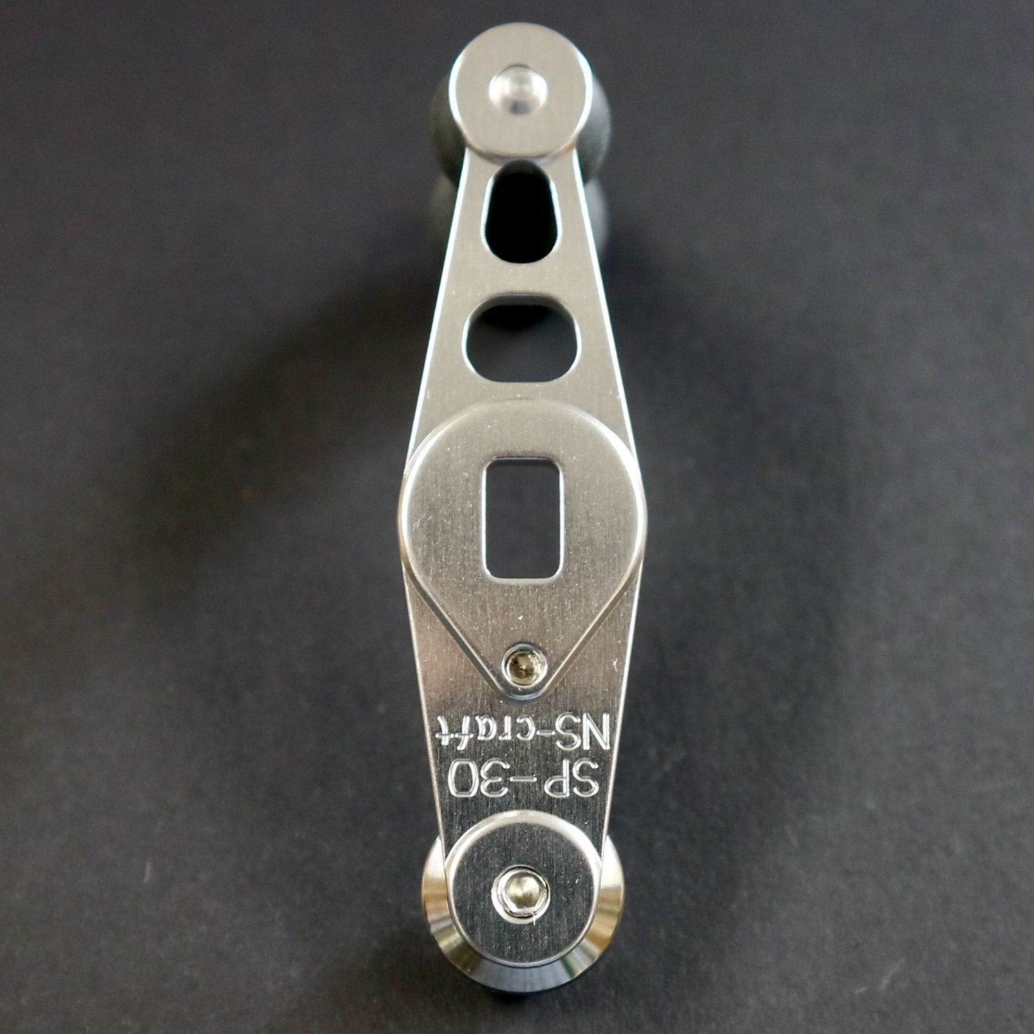 SP30-SV-BK】NSクラフト リールハンドル (ABU 五十鈴工業 BC420 BC421