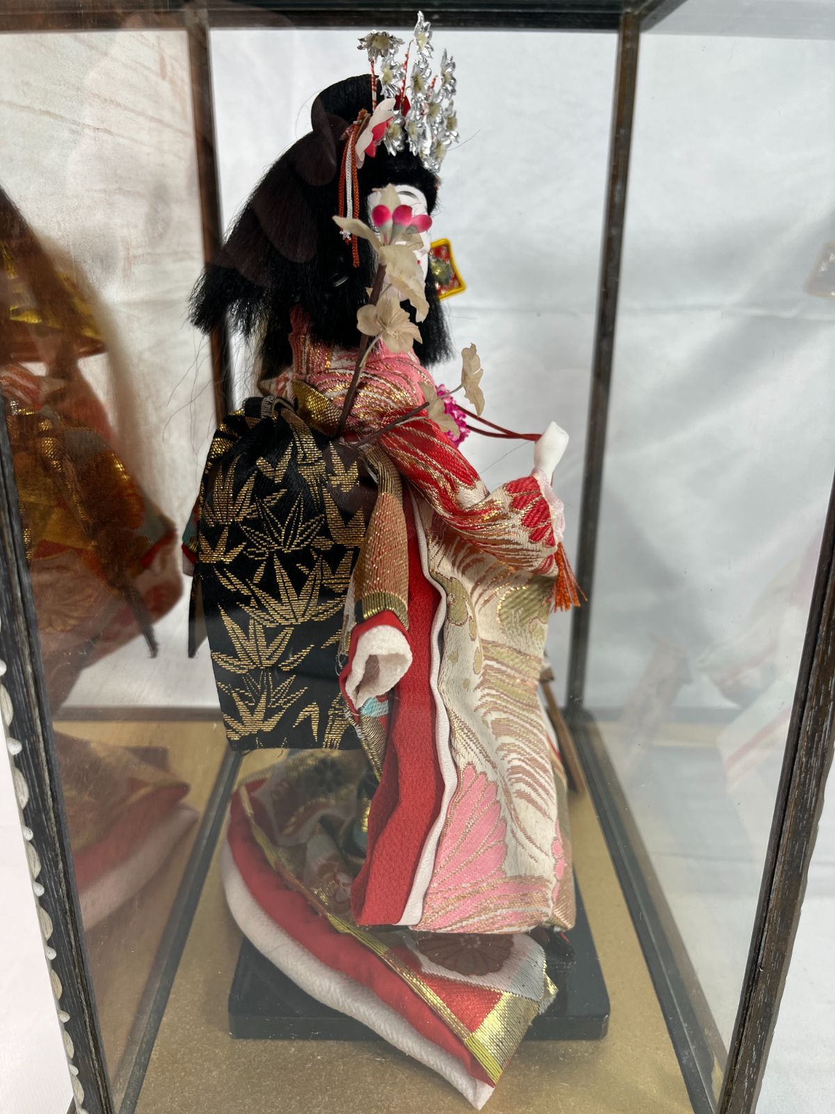 日本人形 八重垣 ガラスケース入り 人形 工芸品 伝統 日本 昭和レトロ