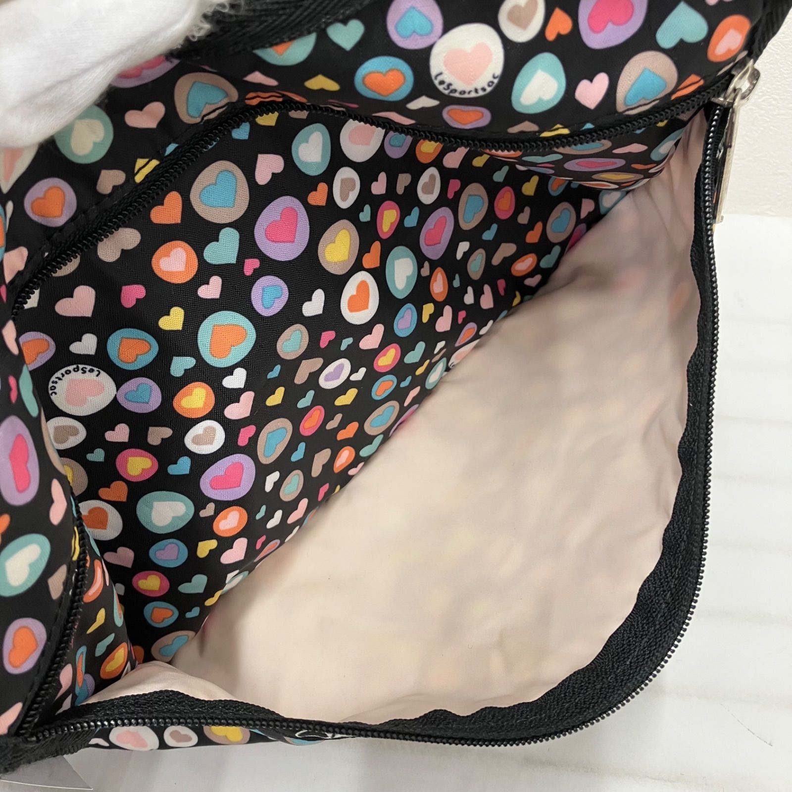 1876 LeSportsac レスポートサック クラシックホーボー ブラック 黒 