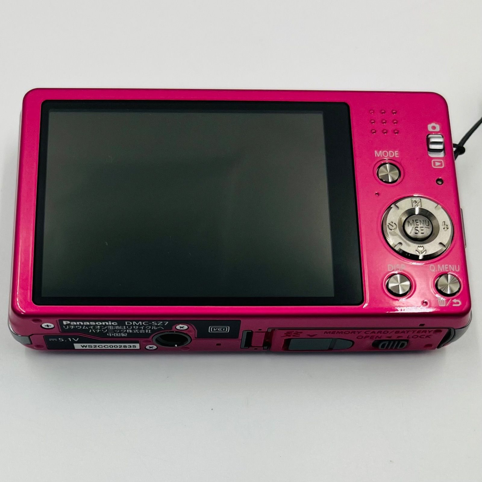 ★ジャンク品★ パナソニック LUMIX DMC-SZ7 ピンク #22866 ジャンク品】コンパクトデジタルカメラ/Panasonic/LUMIX/DMC-SZ7