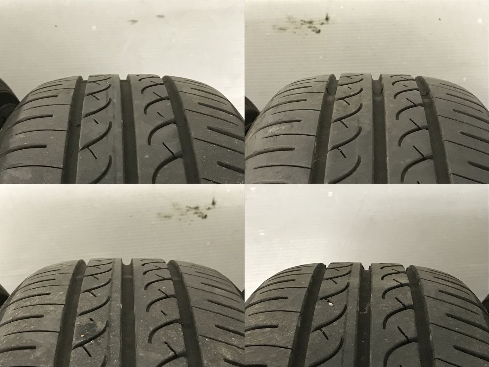 ◎キューブ用セット バリ溝 YOKOHAMA 175/65R15 23年製 純正ホイール 