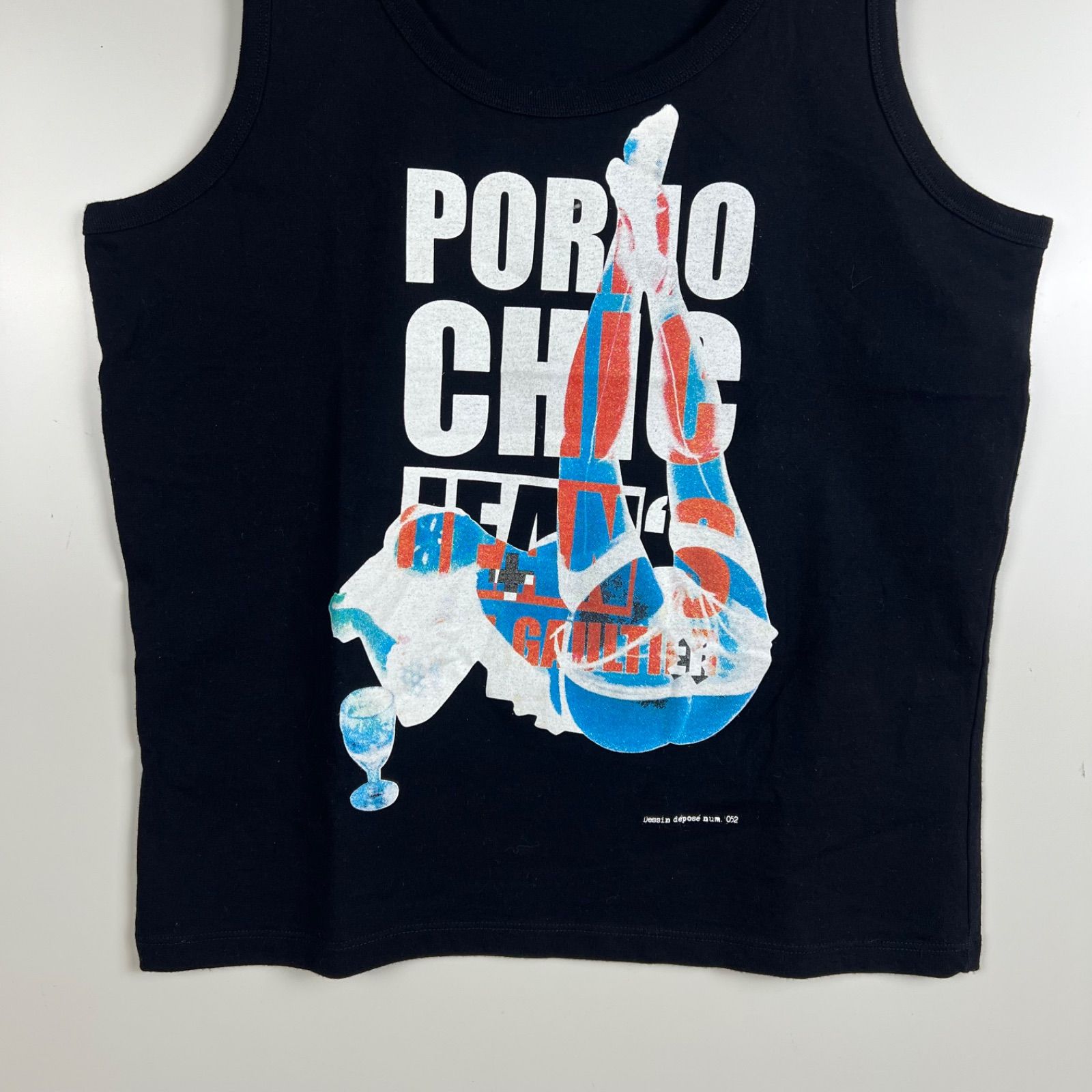 ゴルチエ　トップ48 JEAN PAUL GAULTIER JAPAN made PORNO CHIC JEAN'S tank top 48 ジャン