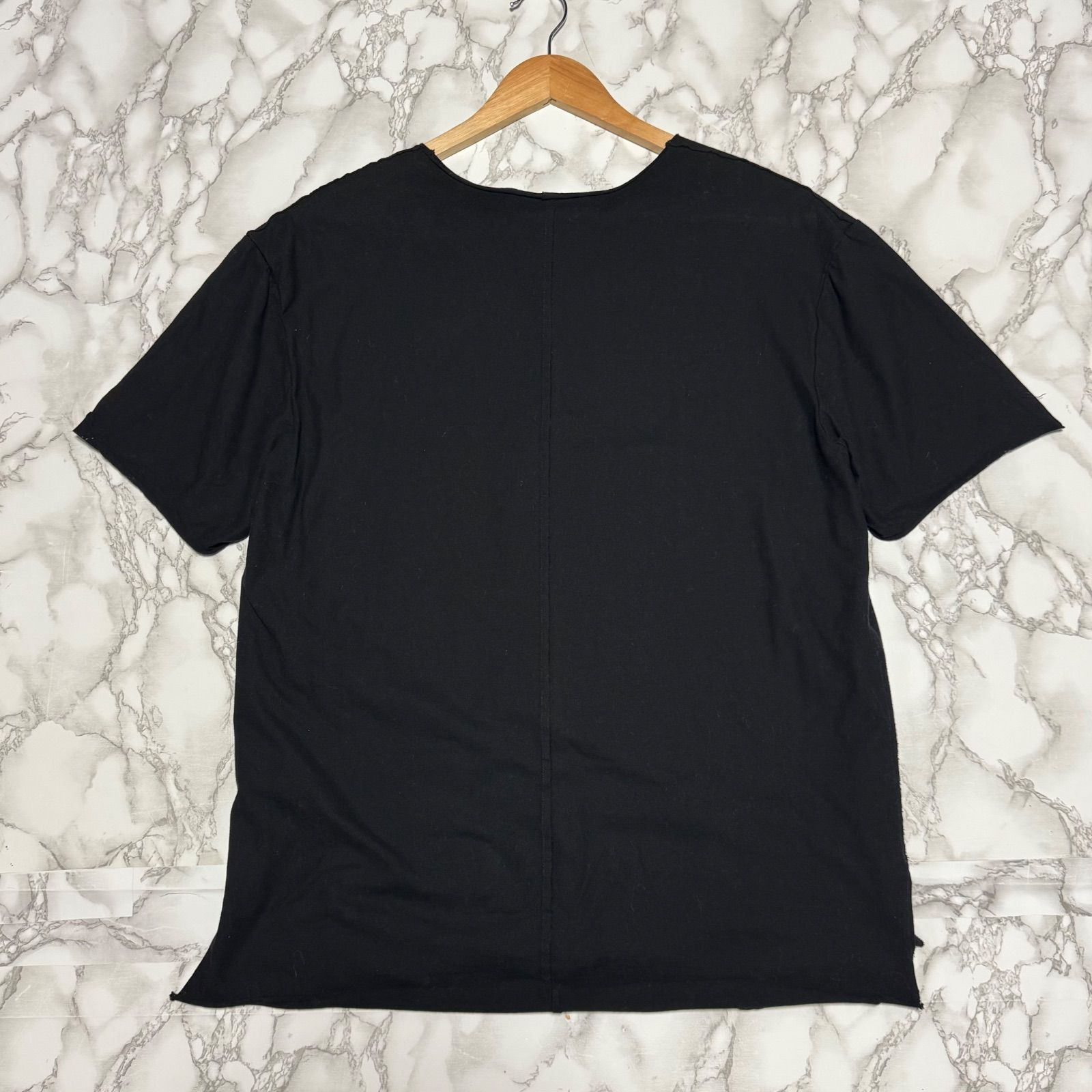 希少【ASKYY アスキー】L25 グランジ レイヤード 半袖 カットソー 