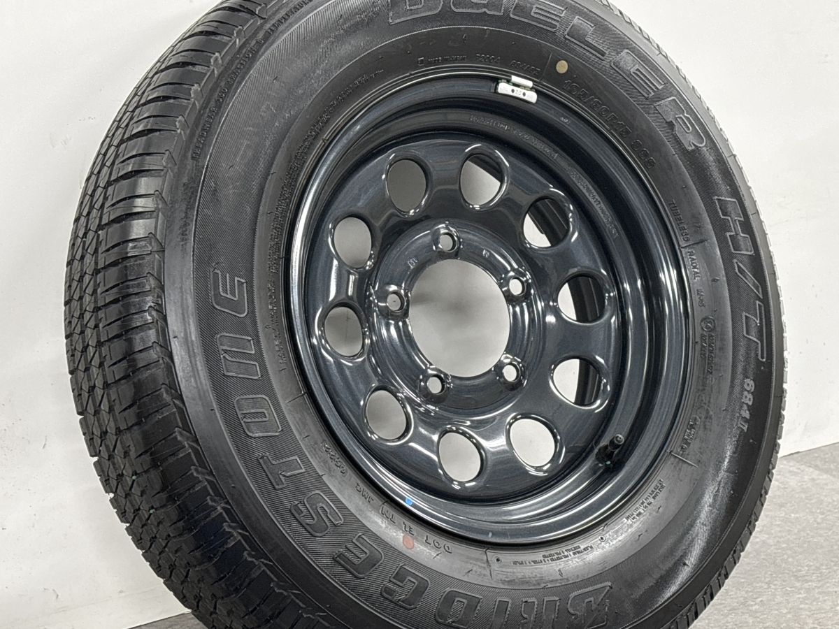 新車外し　2019年 BS ブリヂストン DUELER H/T 684Ⅱ195 80 R15 1本 スズキ ジムニー シエラ 純正 ジムニー ジムニーシエラ純正 195/80R15 未使用夏タイヤ BRIDGESTONE