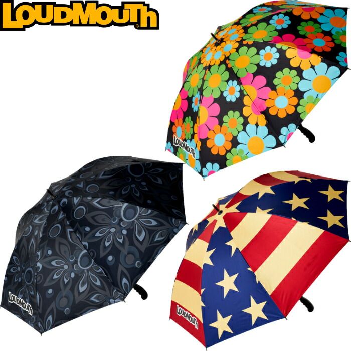 LOUDMOUTH ラウドマウス 晴雨兼用アンブレラ 866916 ゴルフ傘/全天候モデル 9,317円