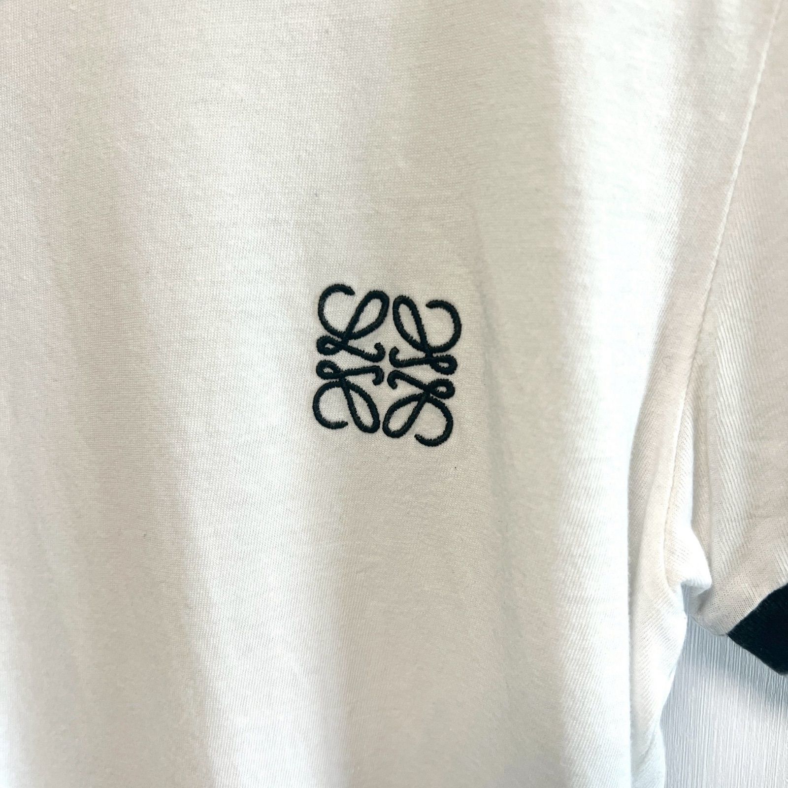 LOEWE ロエベ リンガーTシャツ 半袖カットソー アナグラム刺繍