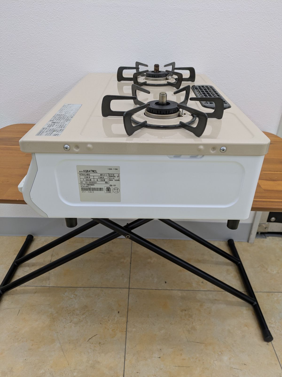 ☆リユースのサカイ太田店☆ Rinnai ガステーブル 都市ガス用 KG64TW2L 
