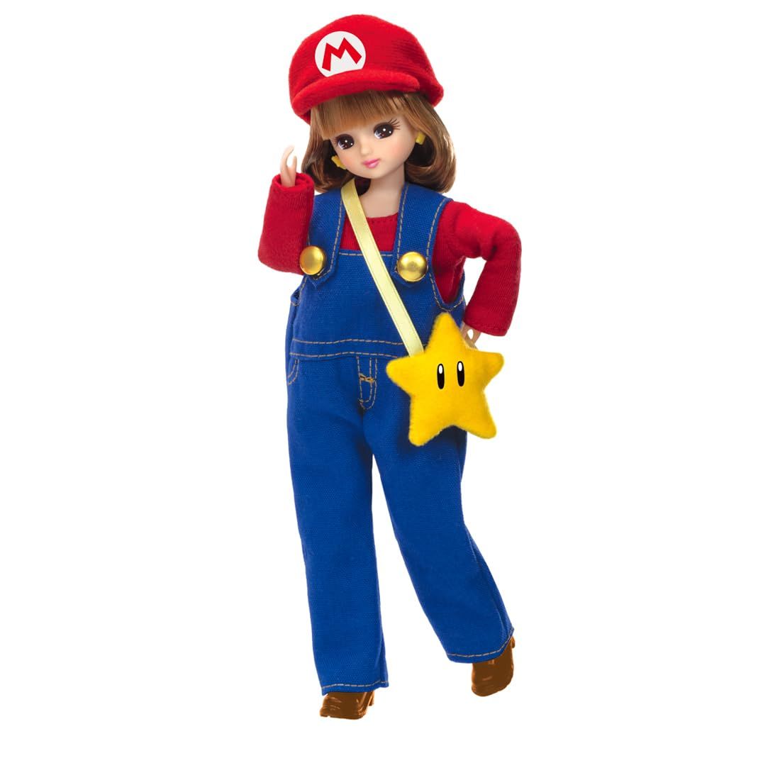 新品 タカラトミー(TAKARA TOMY) リカちゃん ドール スーパーマリオ リカちゃん マリオスタイル 着せ替え おままごと おもちゃ 3歳以上