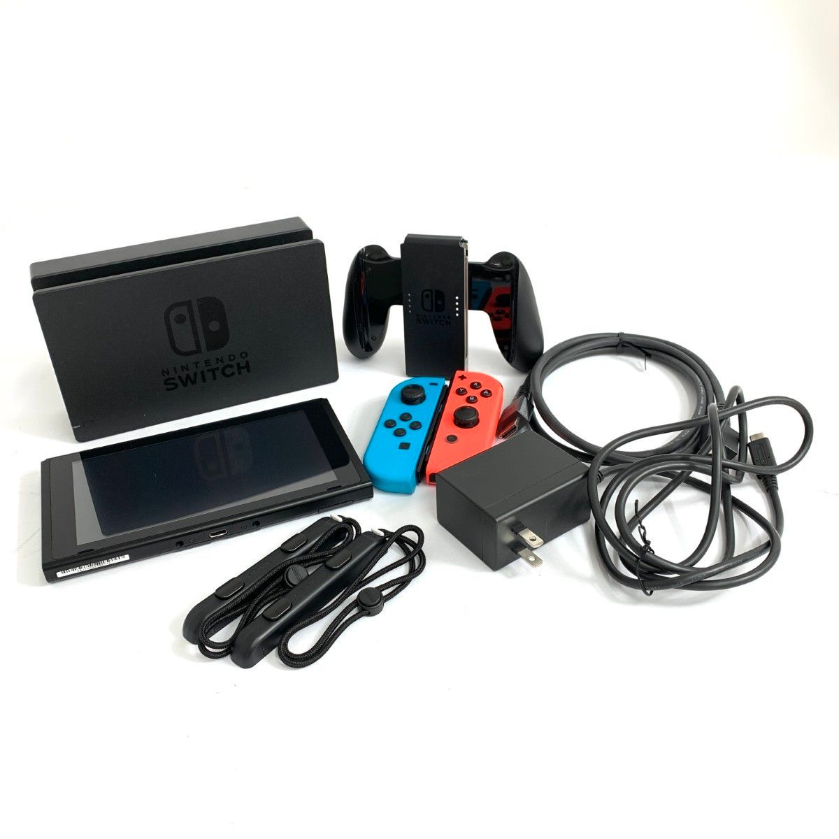 Nintendo Switch ニンテンドースイッチ 本体 付属品有 2019年製 HAC 