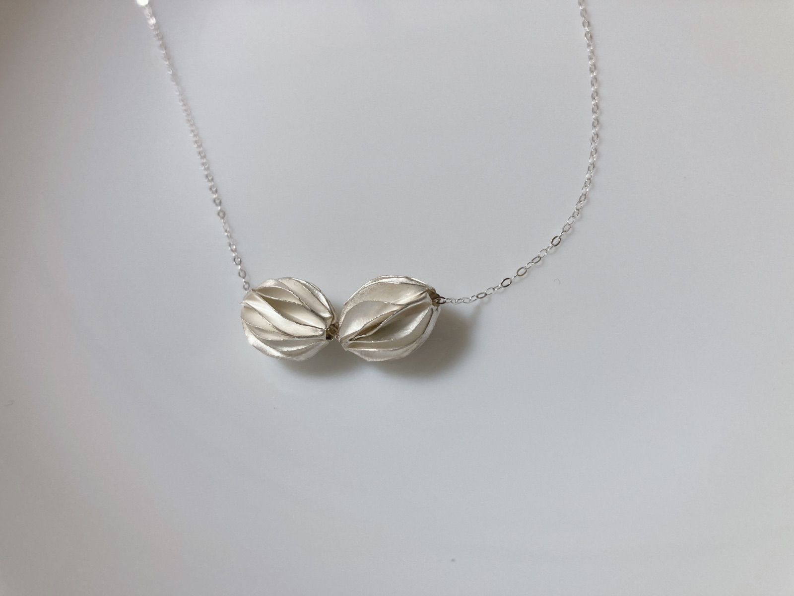 カレンシルバー ネックレス ハンドメイド 種 シード - メルカリ