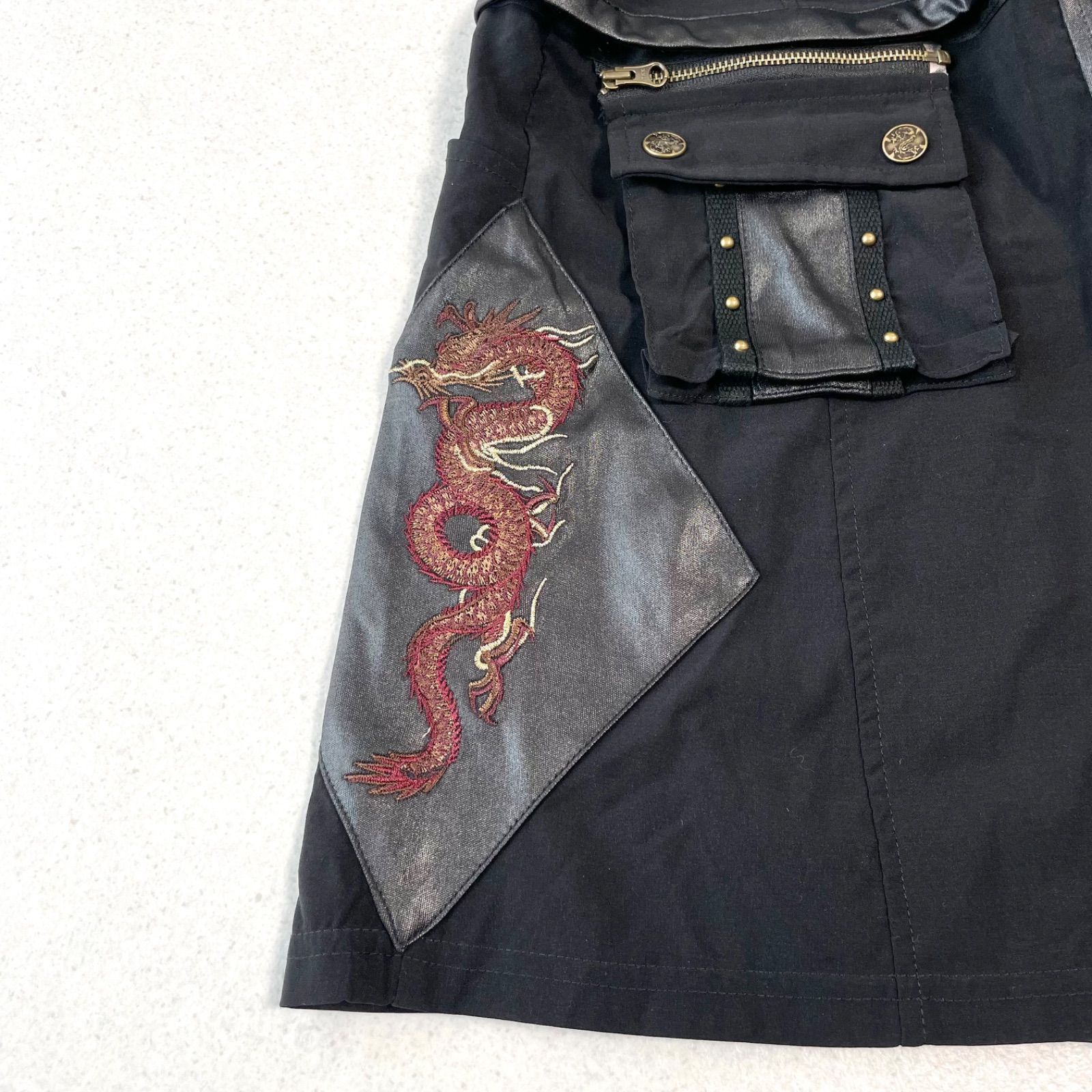 Ozz Croce オッズクローチェ オッズオン 4way ドラゴン 龍 刺繍