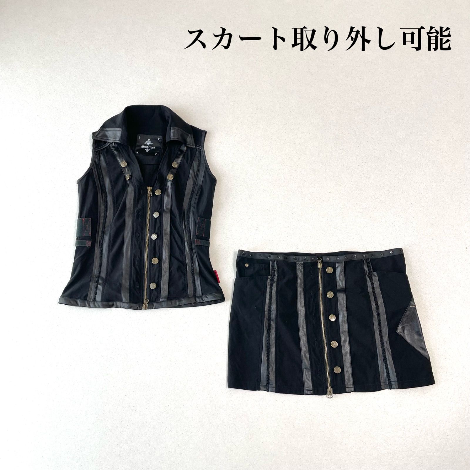 Ozz Croce オッズクローチェ オッズオン 4way ドラゴン 龍 刺繍