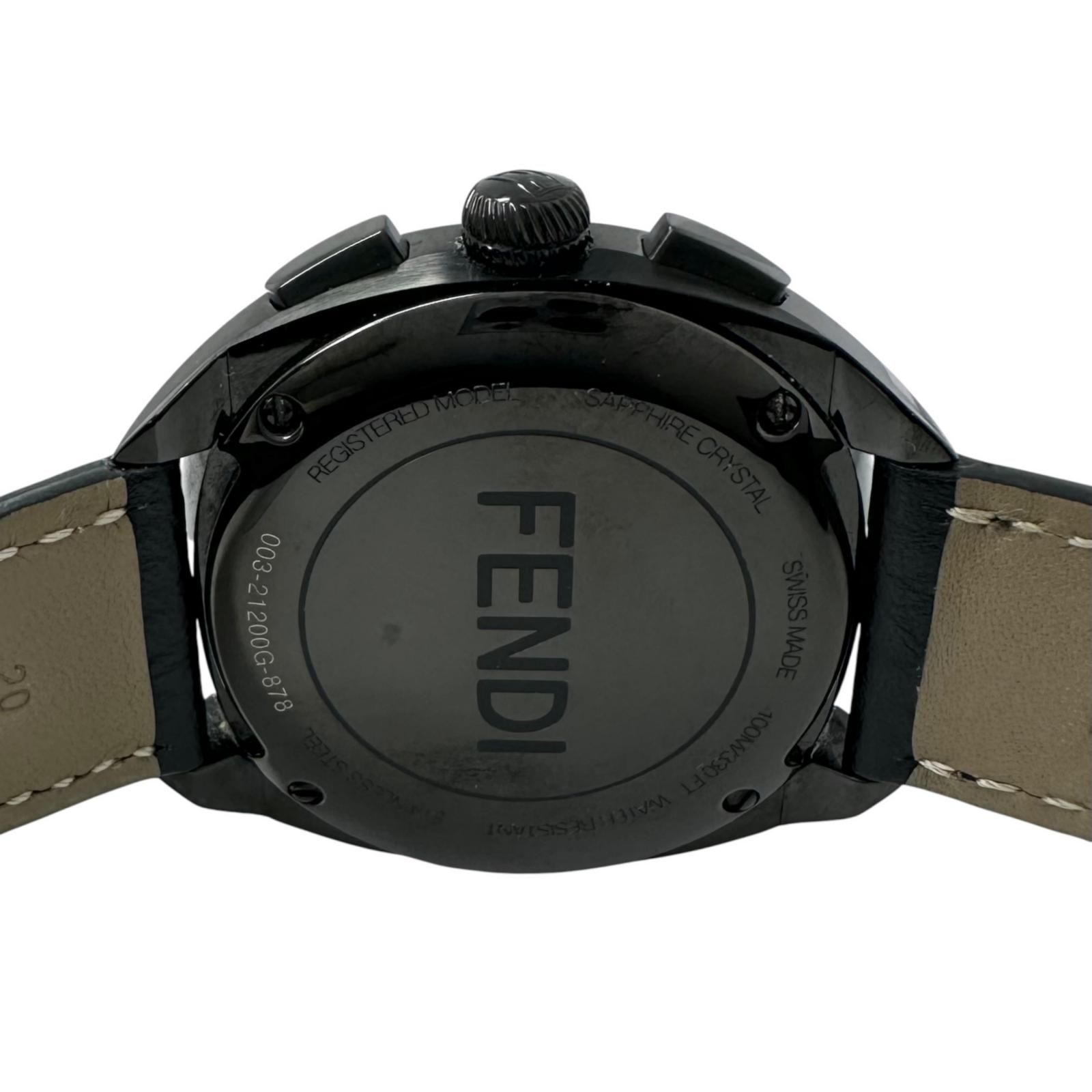 ☆良品 フェンディ モンスター バグズ 21200G メンズ 【中古】 美品 FENDI フェンディ モンスター バグズ 21200G 腕時計 ステンレス