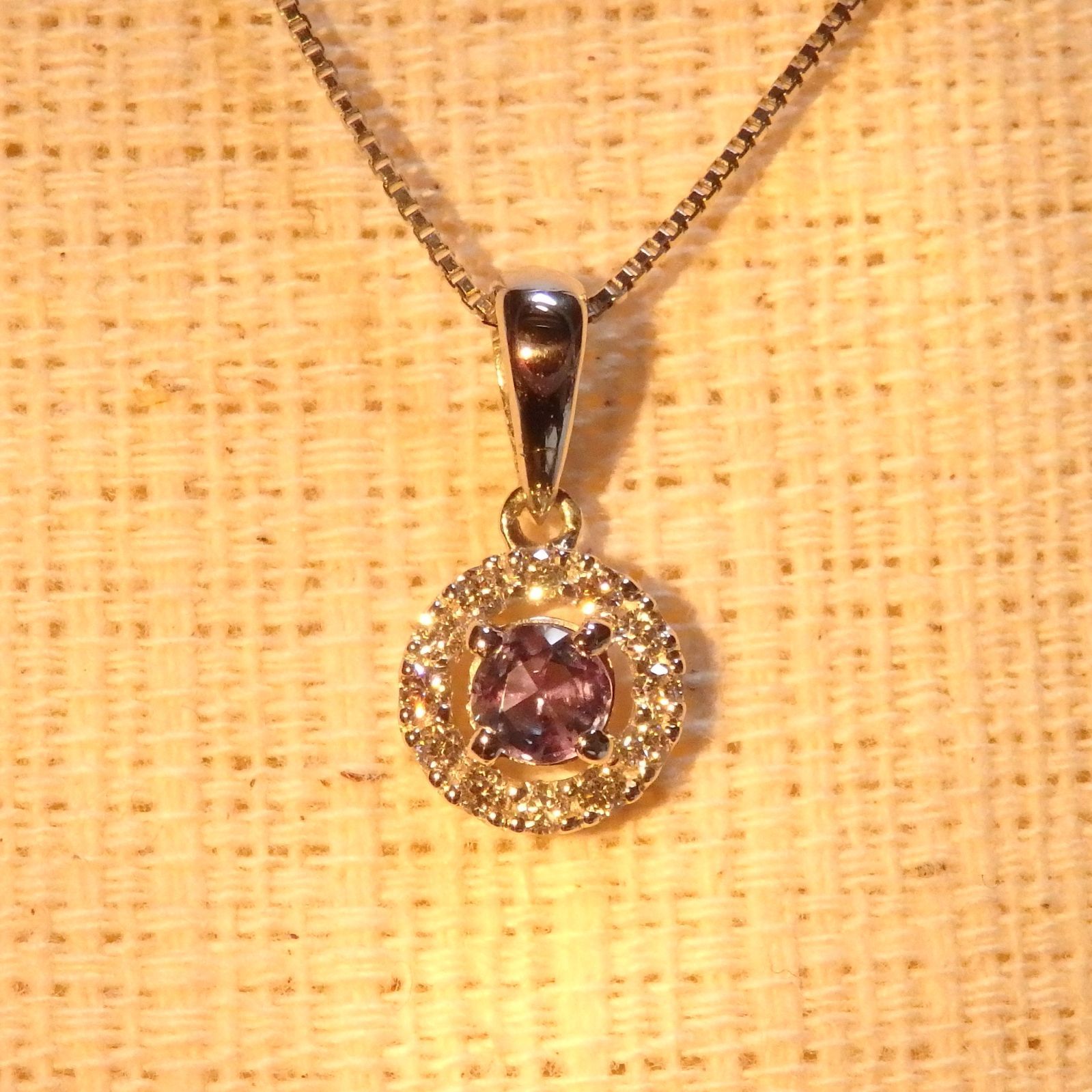 アレキサンドライト ペンダントTOP Z0293 0.167ct プラチナPt