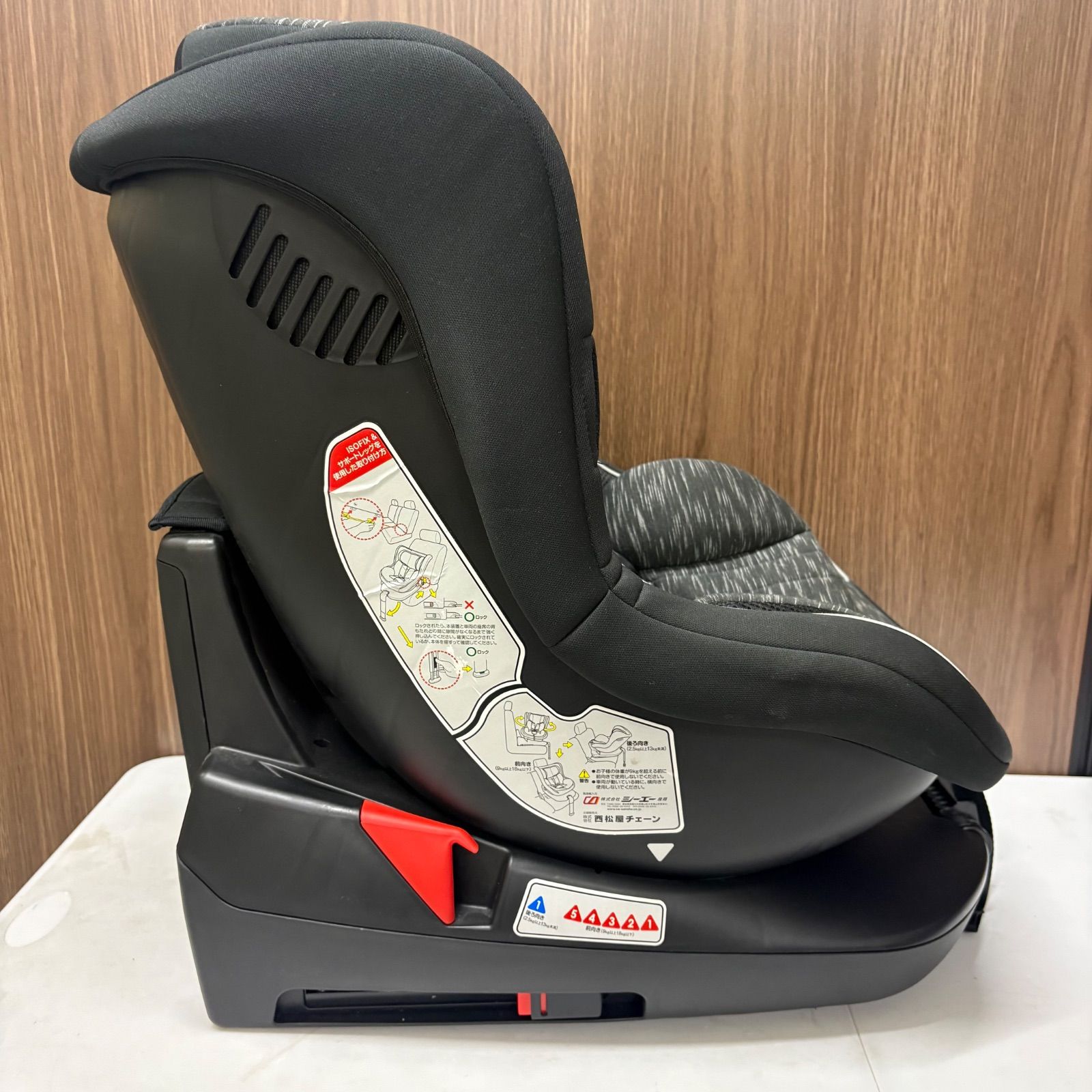 スマートエンジェル ターンレジェFIX-ST 回転式 ISOFIX ベルト - メルカリ