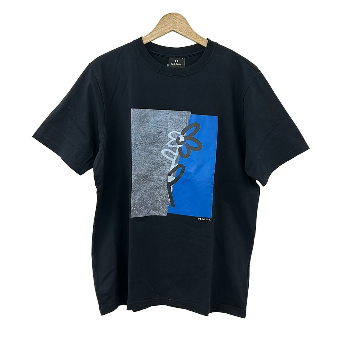 ポールスミス PaulSmith 半袖カットソー サイズXL - 黒×ピンク×マルチ 