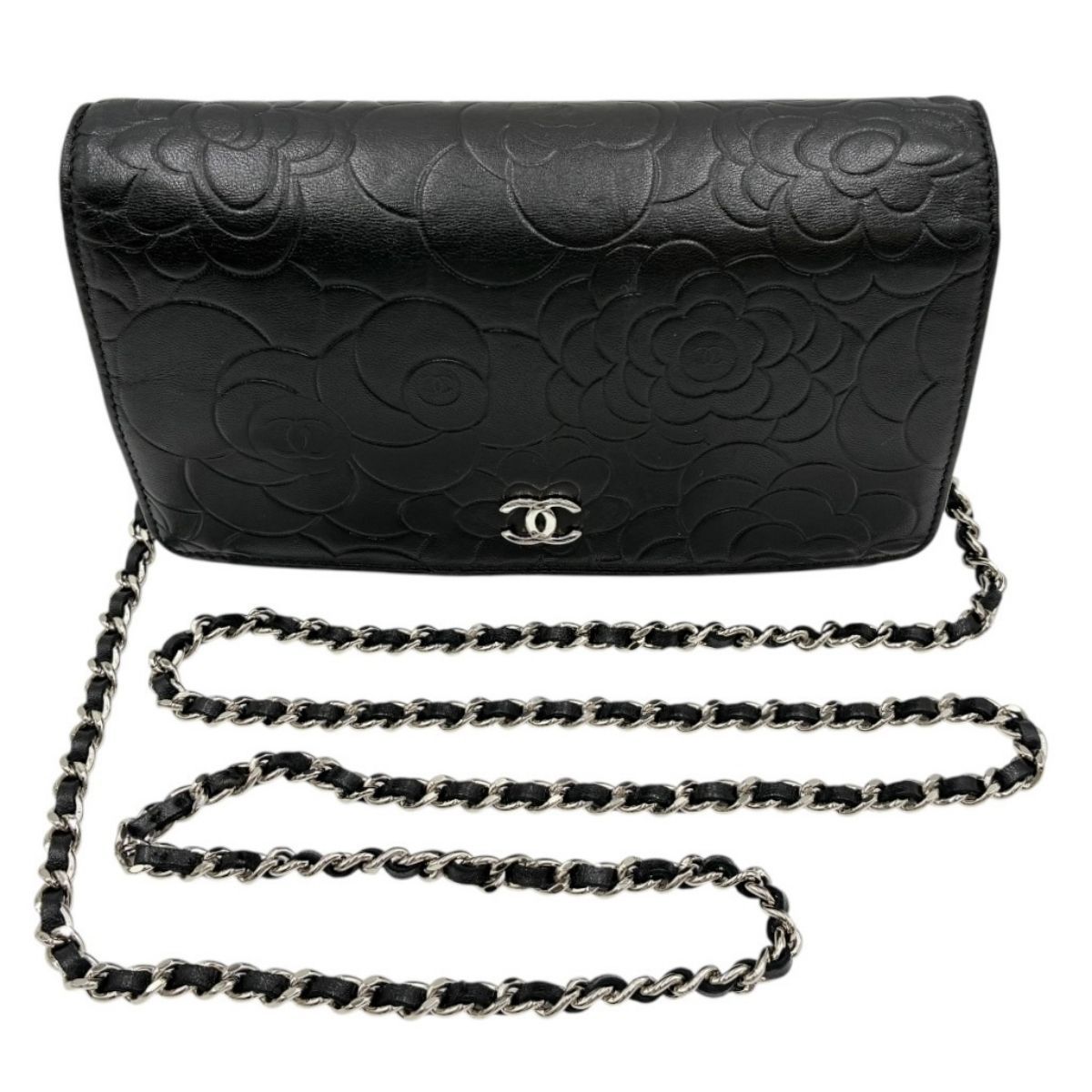 CHANEL シャネル チェーンウォレット ショルダーバッグ カメリア 