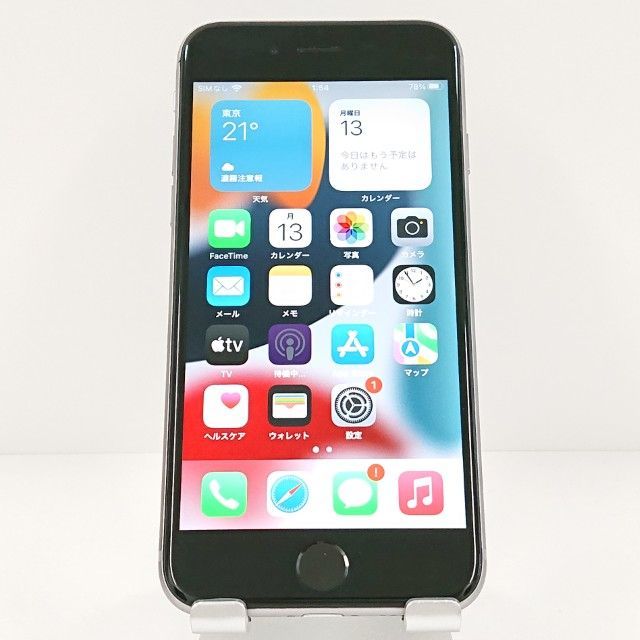 iPhone6s 32GB SIMフリー スペースグレイ 送料無料 本体 c18939 - メルカリ