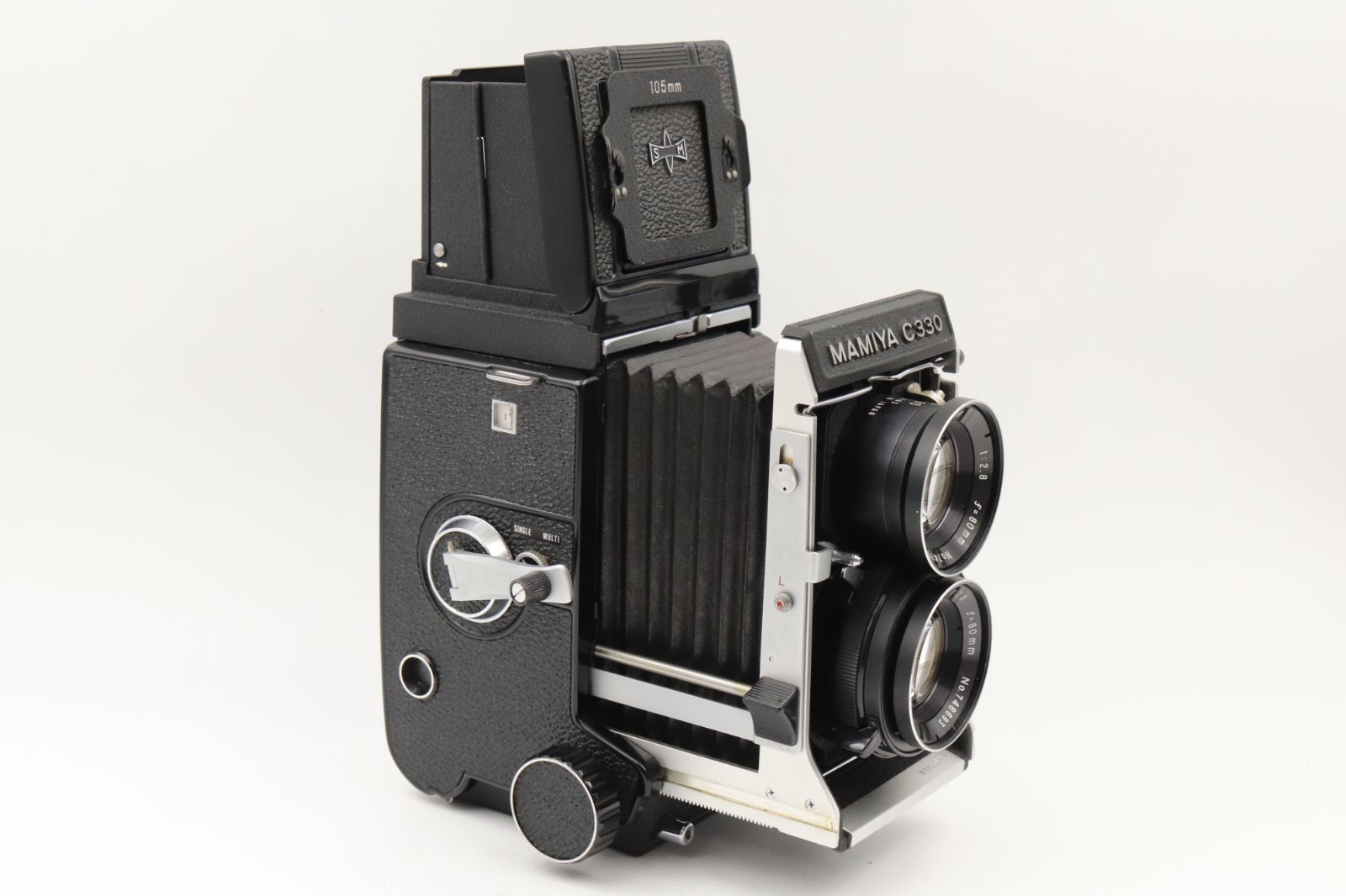 ブルードット【並品】マミヤ 二眼レフ Mamiya C330 Pro 6x6 105mm f