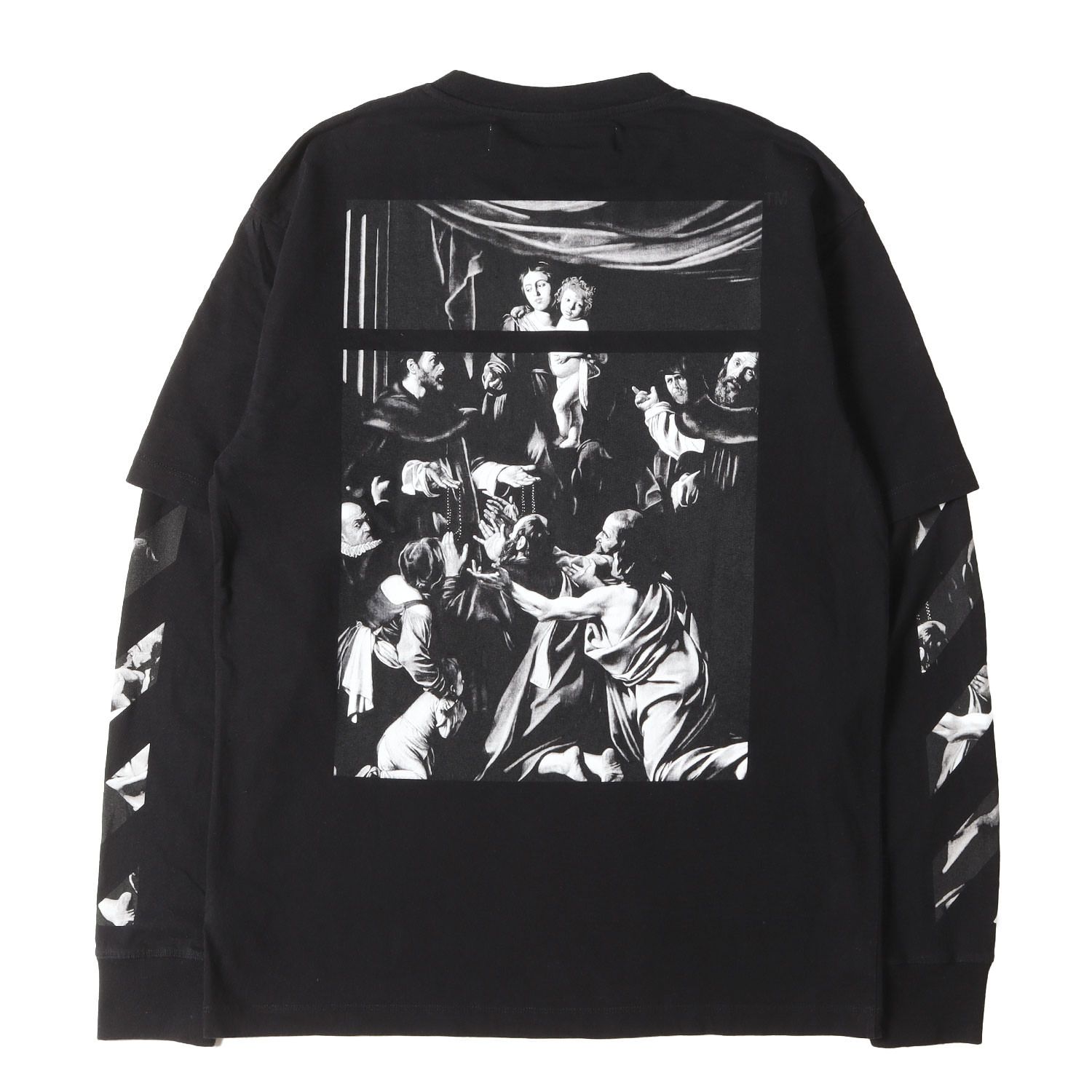 美品】OFF-WHITE オフホワイト Tシャツ ブラック 黒 サイズ:M | 20SS 