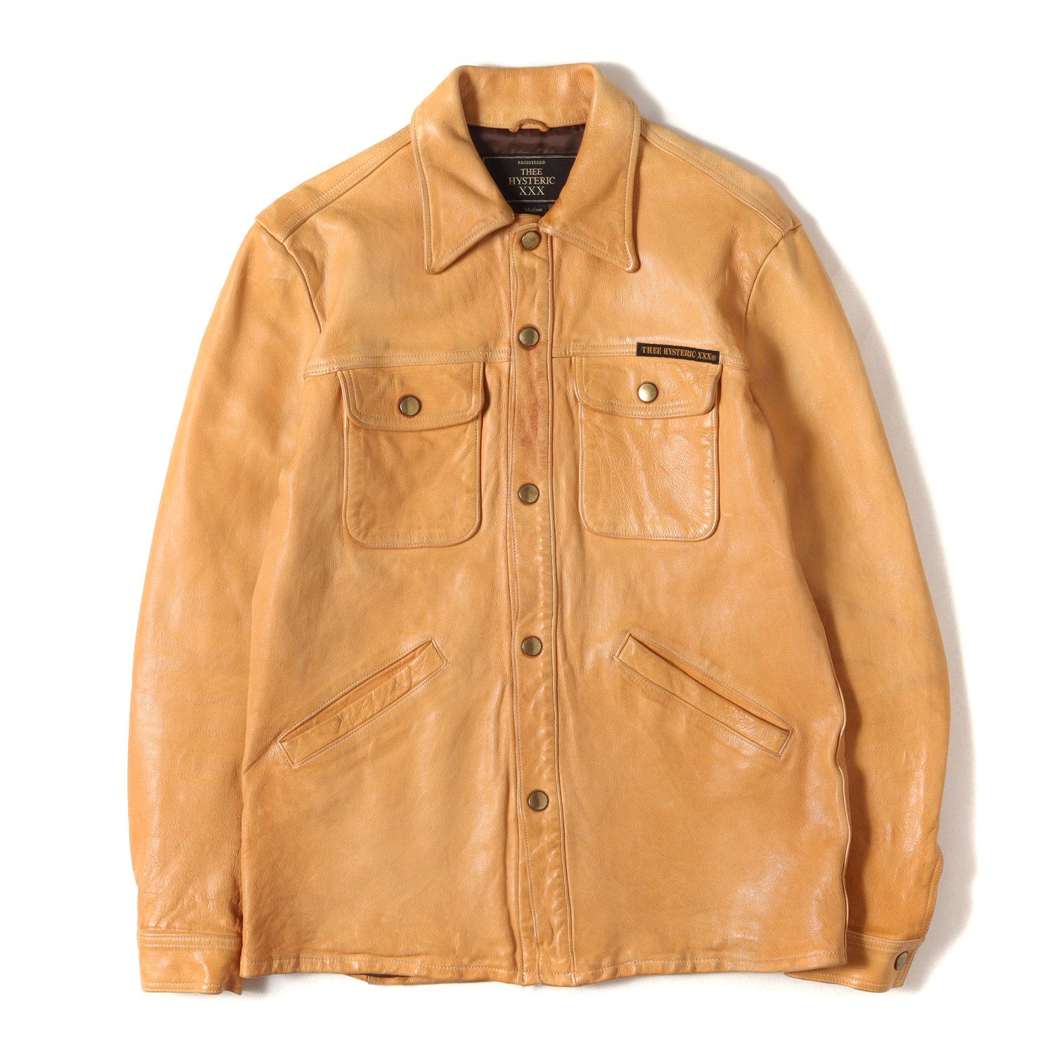 HYSTERIC GLAMOUR ヒステリックグラマー ジャケット ベージュ サイズ:M 