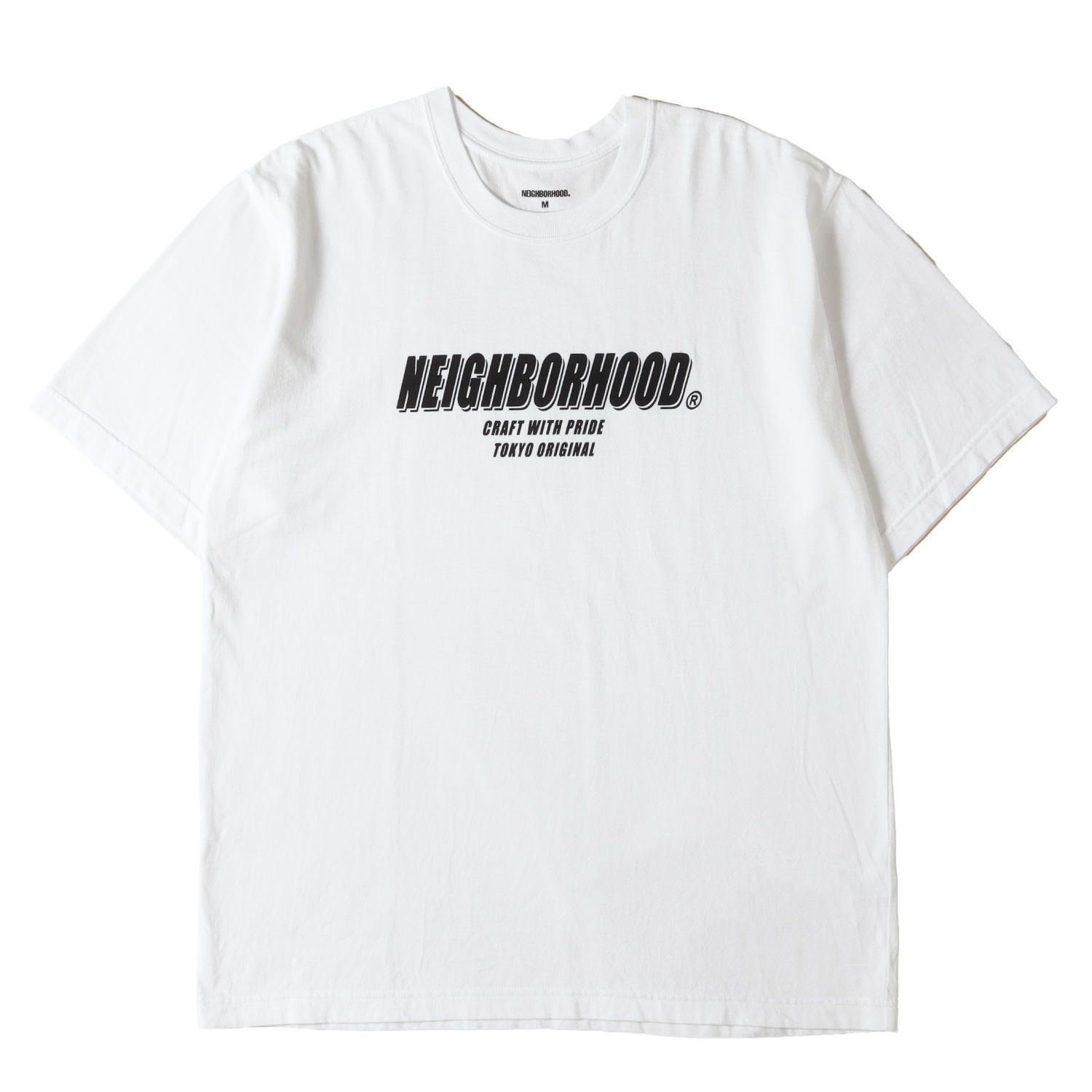 美品】NEIGHBORHOOD ネイバーフッド Tシャツ ホワイト 白 サイズ:M
