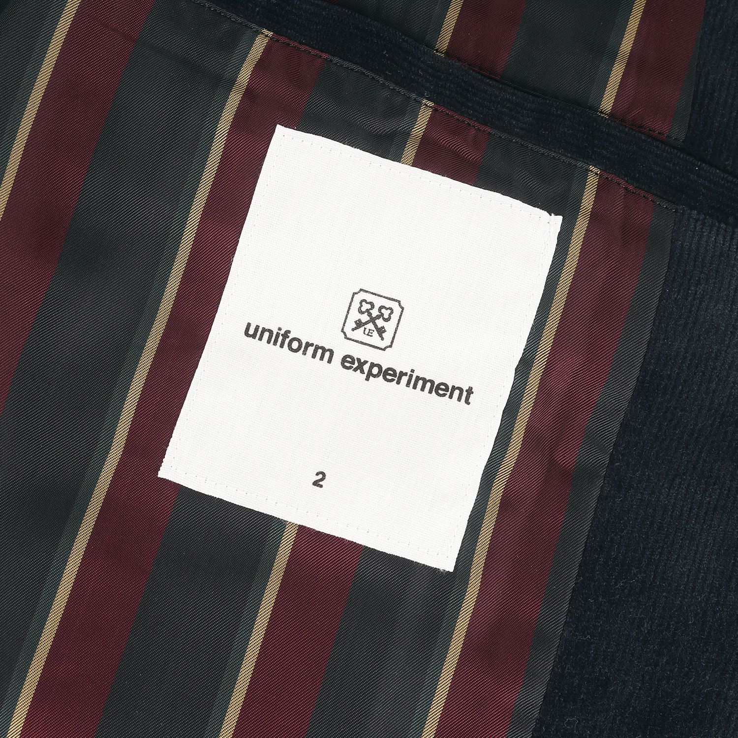 UNIFORM EXPERIMENT ユニフォームエクスペリメント ネイビー 紺 サイズ 