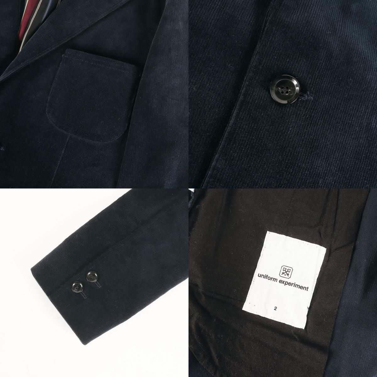 UNIFORM EXPERIMENT ユニフォームエクスペリメント ネイビー 紺 サイズ 