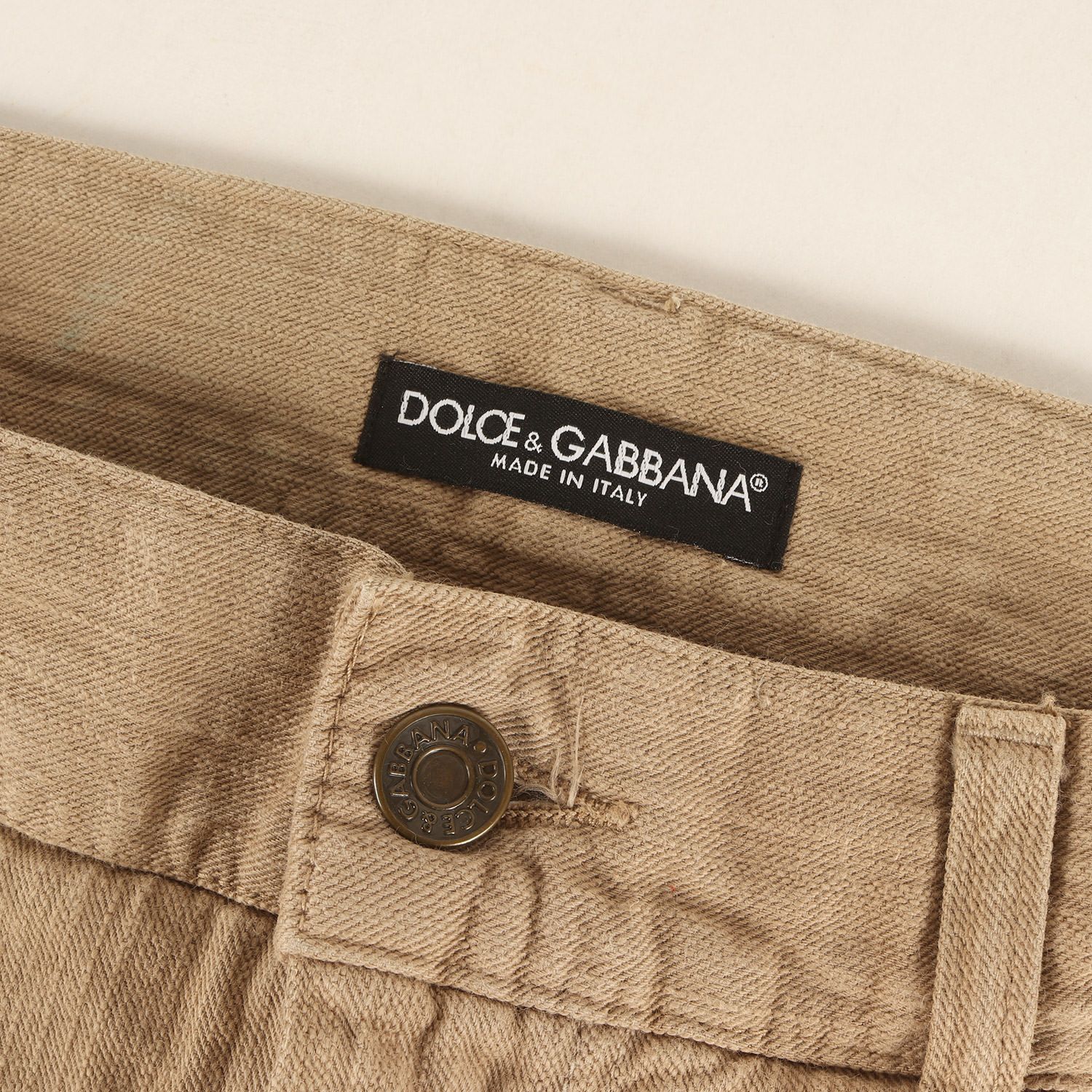 DOLCEu0026GABBANA ドルチェu0026ガッバーナ パンツ ベージュ サイズ 
