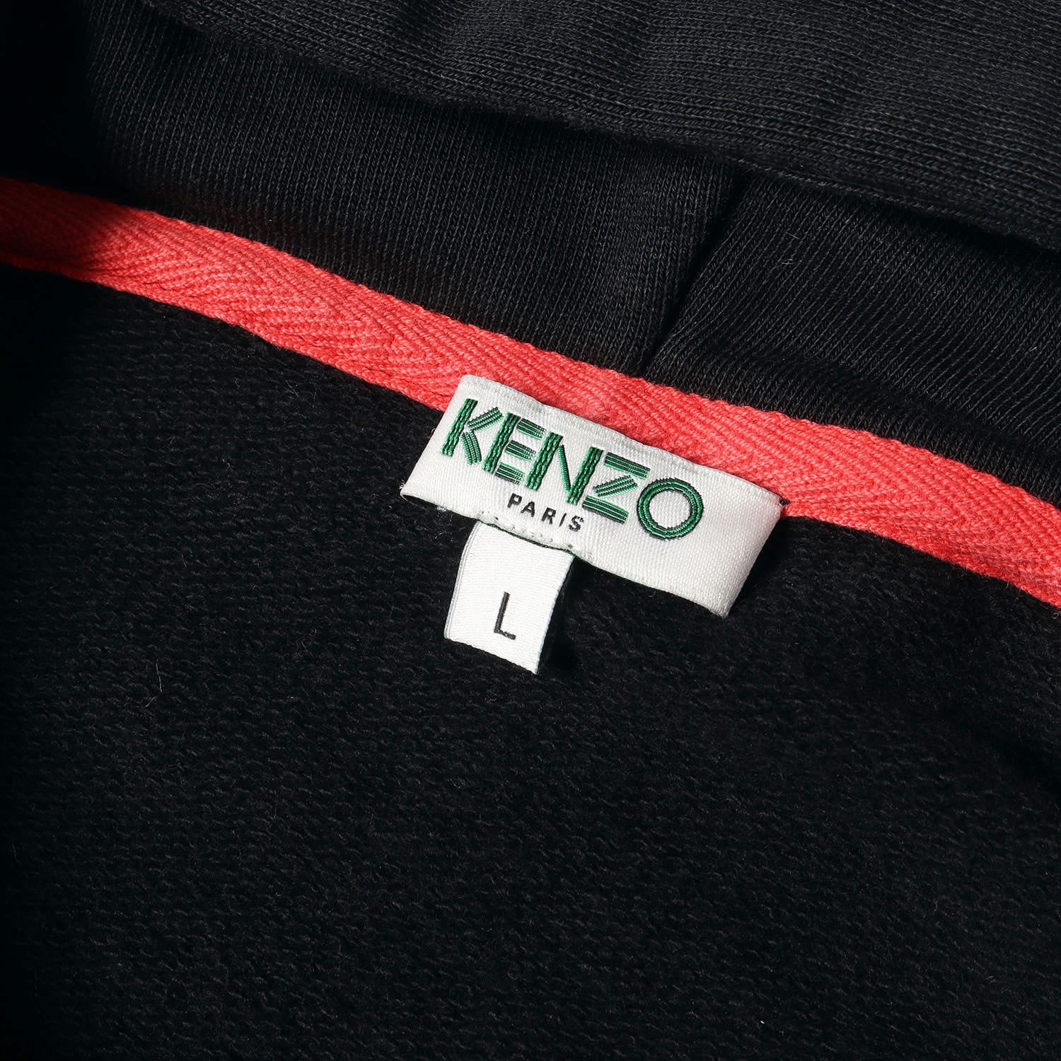 KENZO ケンゾー パーカー ブラック 黒 サイズ:L | タイガー&フラワー 