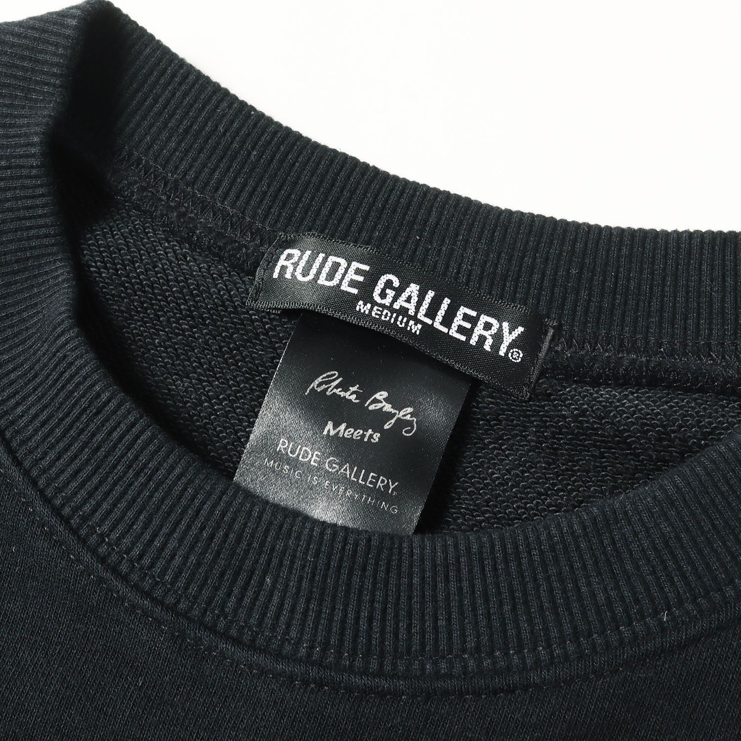 RUDE GALLERY ルードギャラリー スウェット ブラック 黒 サイズ:M | 23SS ×Roberta Bayley ジョニー・ロットン フォト スウェット CREW SW at WINTERLAND | トレーナー 長袖 トップス【メンズ】【中古】 RUDE GALLERY ルードギャラリー スウェット ブラック 黒 サイズ:M