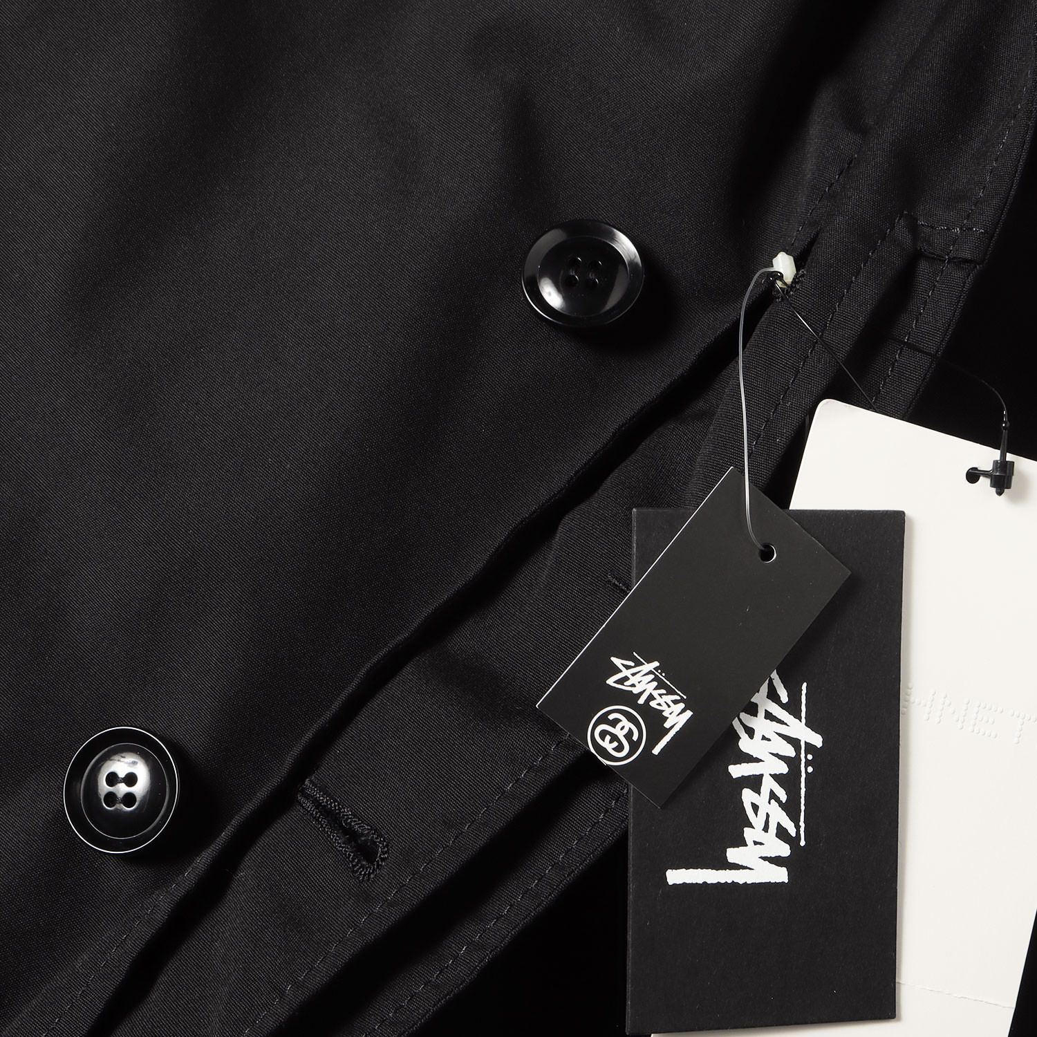 新品】STUSSY ステューシー コート ブラック 黒 サイズ:M | ×SOPHNET 