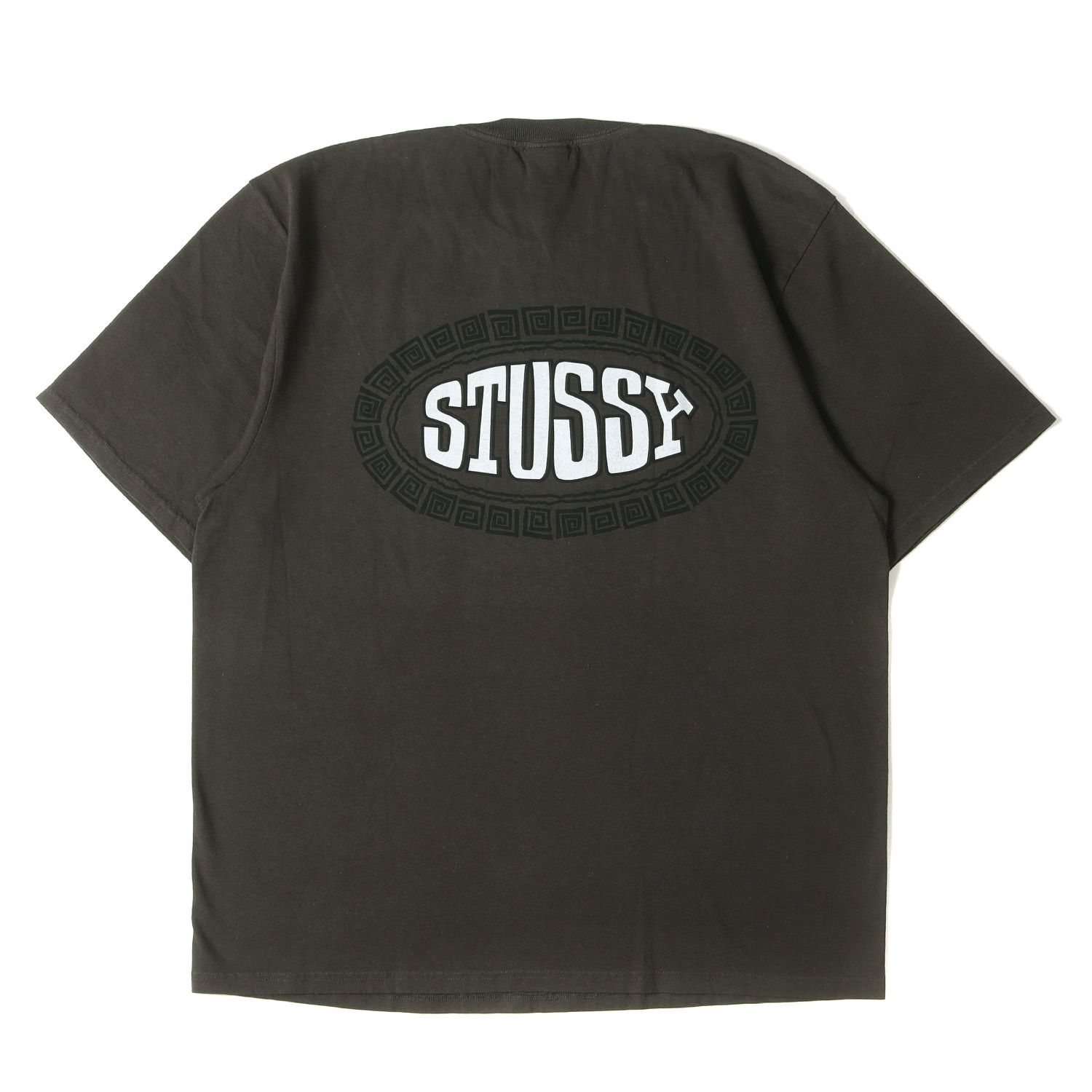 Stüssy ダークグレー ロゴ刺繍 シャツ Lサイズ STUSSY - 菅田将暉着用 STUSSY ベースボールシャツ 18周年 グレー