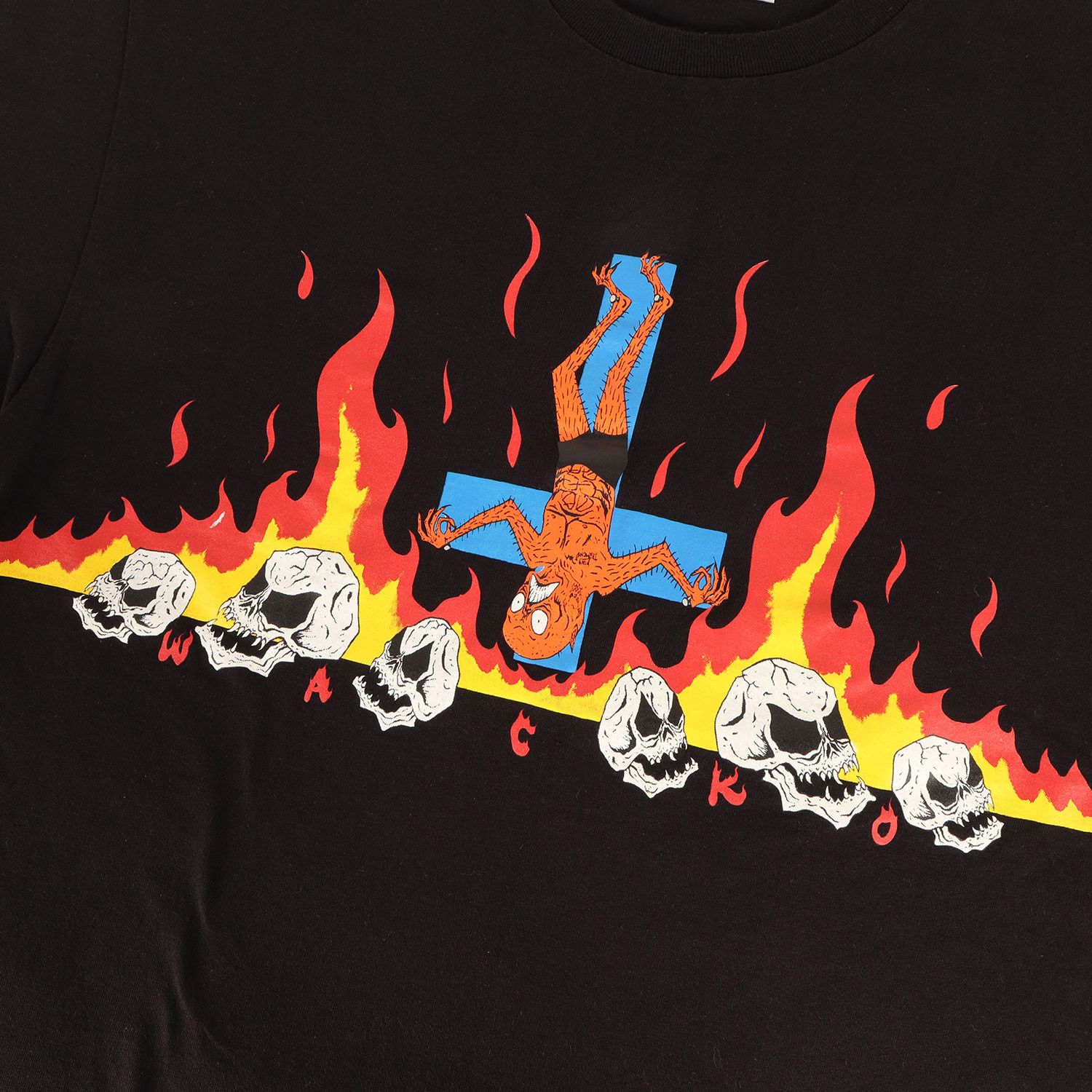 WACKO MARIA ワコマリア Tシャツ ブラック 黒 サイズ:L | 24SS ×NECK 