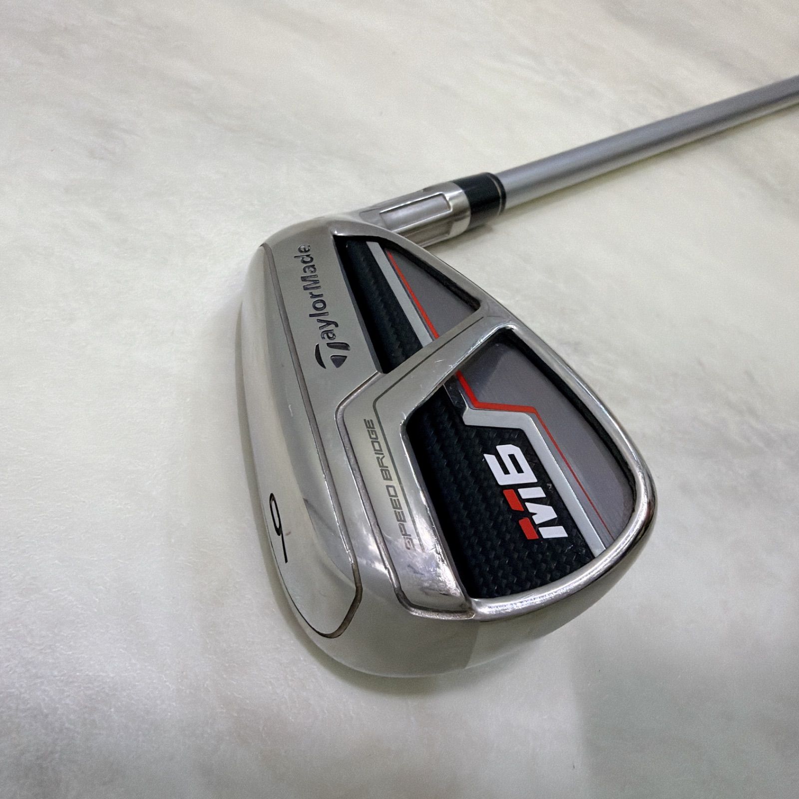 美品 テーラーメイド M6 9番単品アイアン 純正カーボンシャフト 硬さS 