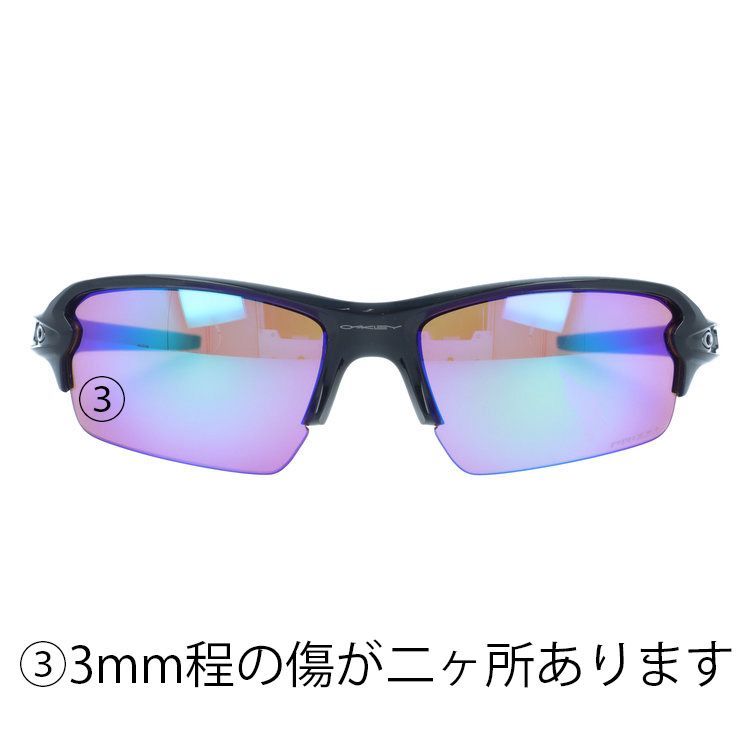ジャンク品】オークリー サングラス OAKLEY フラック 2.0 アジアン