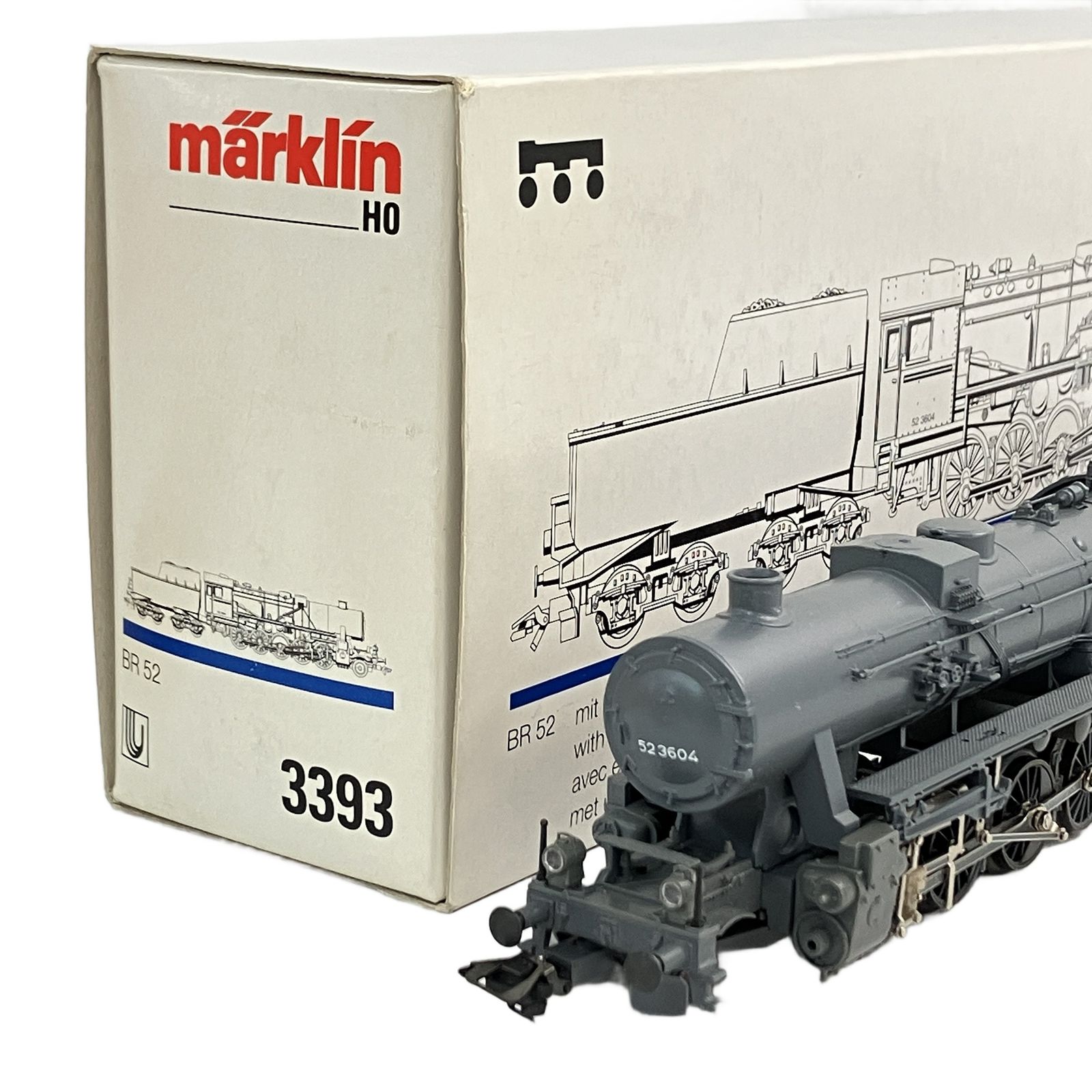 メルクリン 3393 ドイツ国営鉄道 DR BR 52 蒸気機関車 HOゲージ 鉄道 