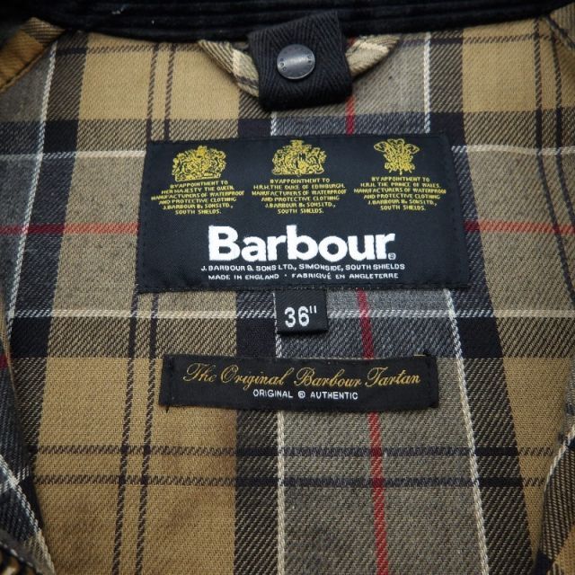 BARBOUR SL BEDALE BLACK サイズ36 1402197 バブアー エスエル