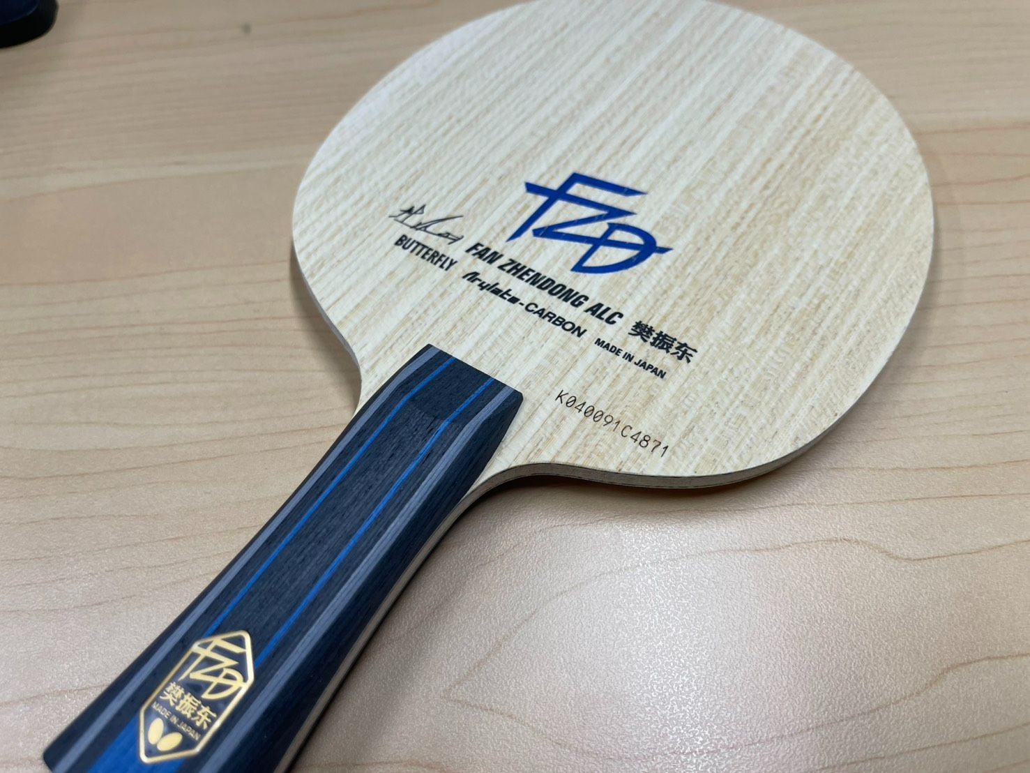 樊振東ALC フィッシュスケール2本 極上個体・フィッシュスケール全面発現】樊振東ファンジェンドンALC