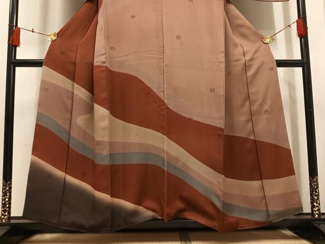 平和屋着物●mila schon（ミラ・ショーン）　訪問着　正絹　逸品　AABH5282ph 平和屋着物○mila schon（ミラ・ショーン） 訪問着 正絹 逸品