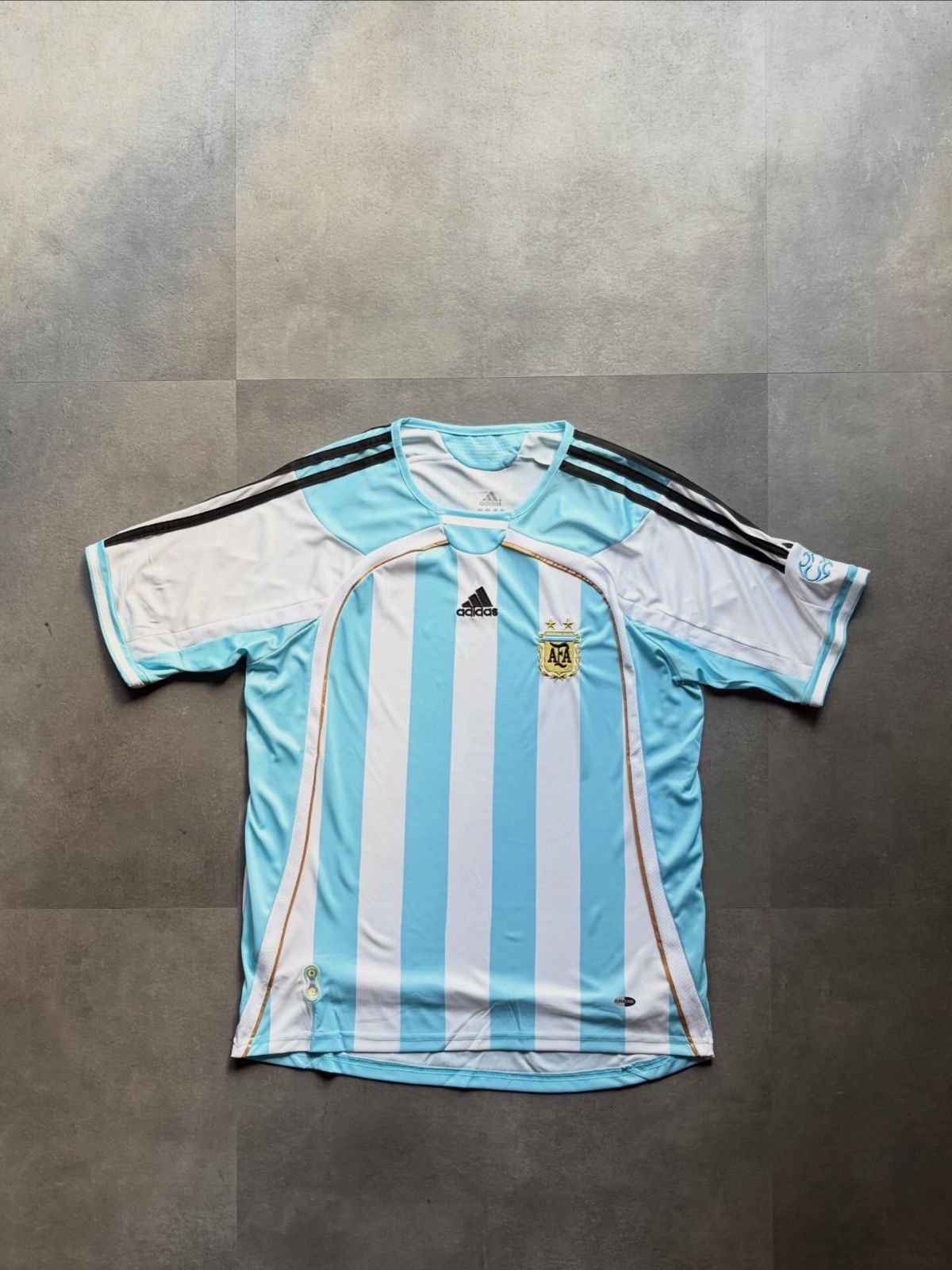 adidas アルゼンチン代表 ユニフォーム 2つ星 半袖 サッカーシャツ-☆新品