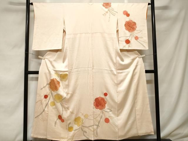 平和屋着物■訪問着　駒刺繍　くす玉　金彩　正絹　逸品　CABF4305ev 平和屋着物□訪問着 駒刺繍 くす玉 金彩 正絹 逸品 CABF4305ev - メルカリ