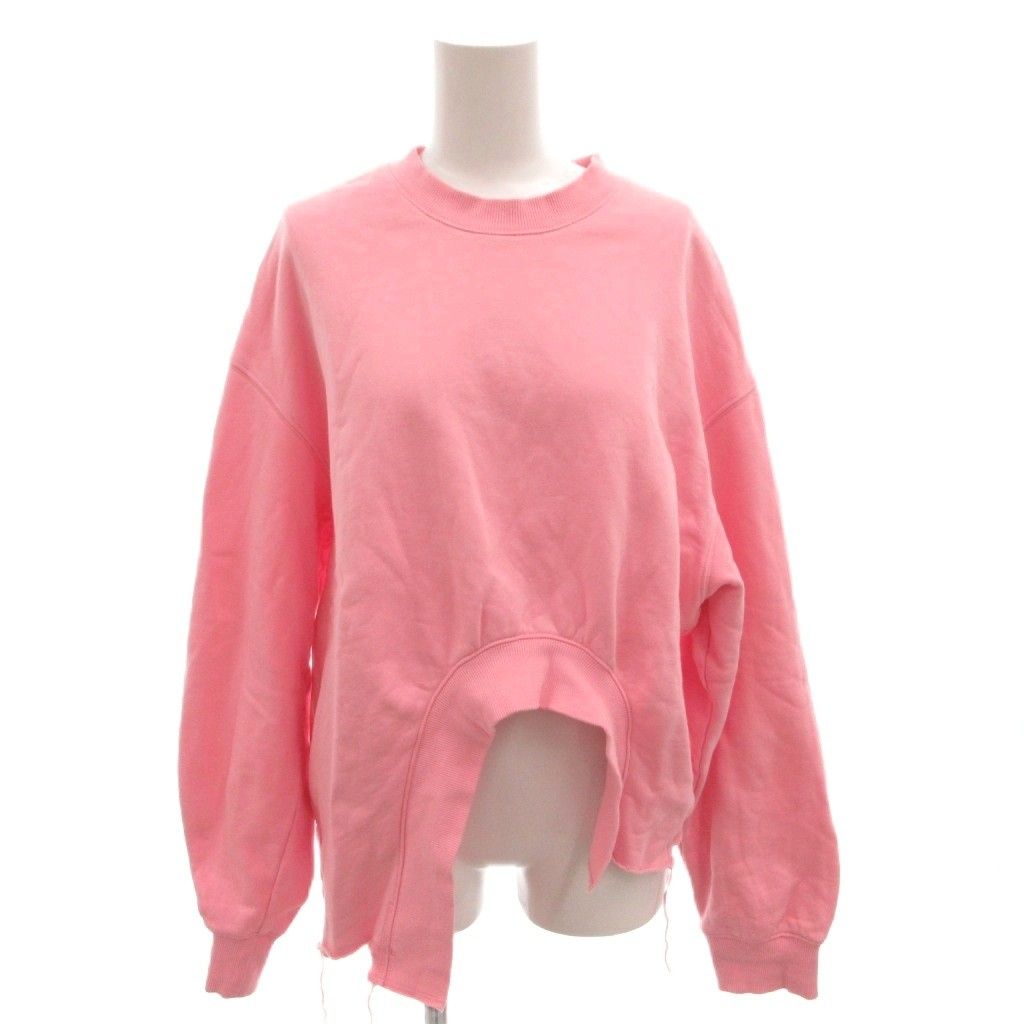 JNBY Sporty カーブヘム スウェット トレーナー 38 ピンク JNBY Sporty Curved-hem Sweatshirt カーブヘム スウェット トレーナー