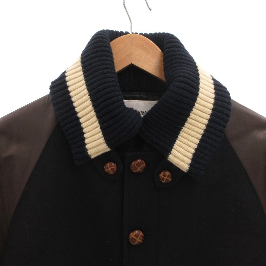 モルガンオム MORGAN HOMME スタジャン ジャケット ブルゾン ゴート 