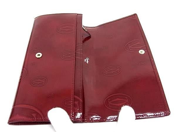 CARTIER カルティエ 長財布 ハッピーバースデー L3000722 ボルドー系
