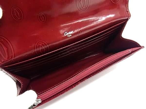 CARTIER カルティエ 長財布 ハッピーバースデー L3000722 ボルドー系