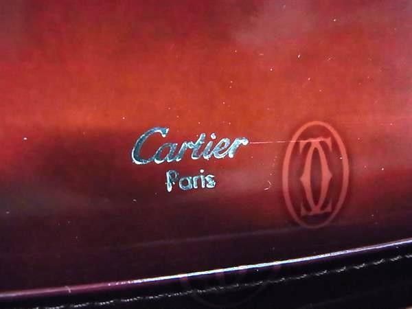 CARTIER カルティエ 長財布 ハッピーバースデー L3000722 ボルドー系 パテントレザー レディース 二つ折り 美品 CARTIER カルティエ 長財布 ハッピーバースデー L3000722 ボルドー系